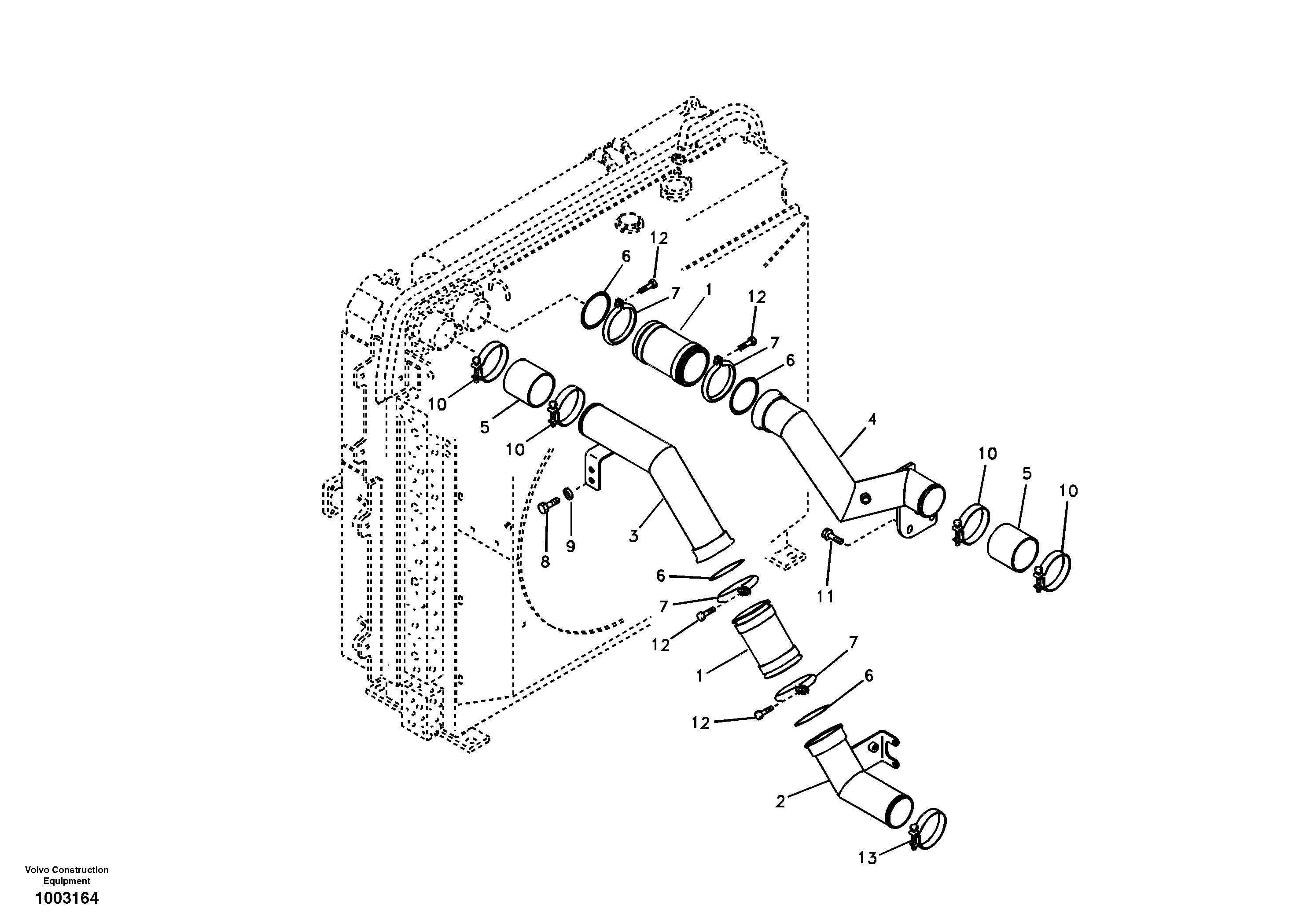 Pipe RM/VOE14509632 VOLVO