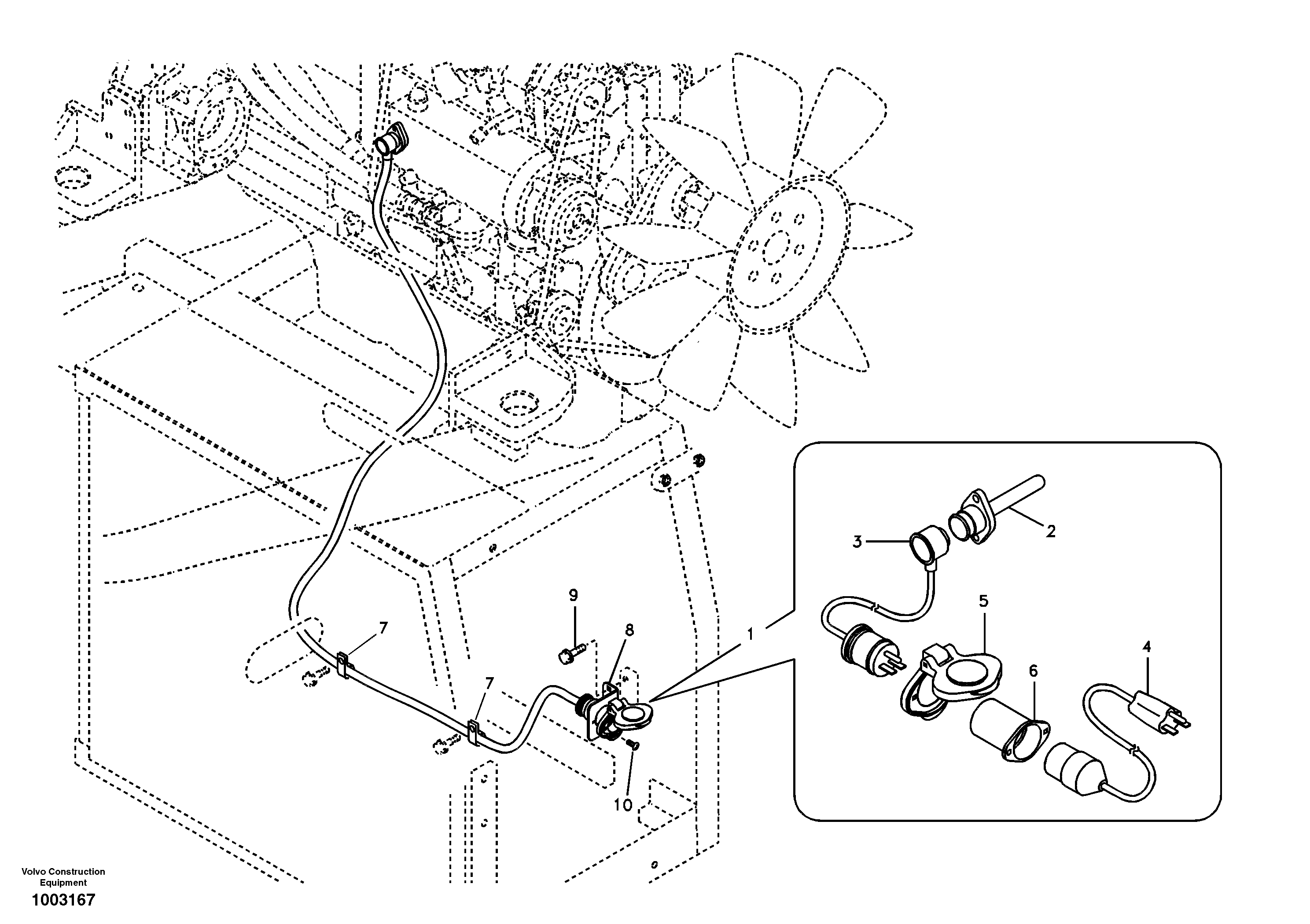 Bracket VOE14510487 VOLVO