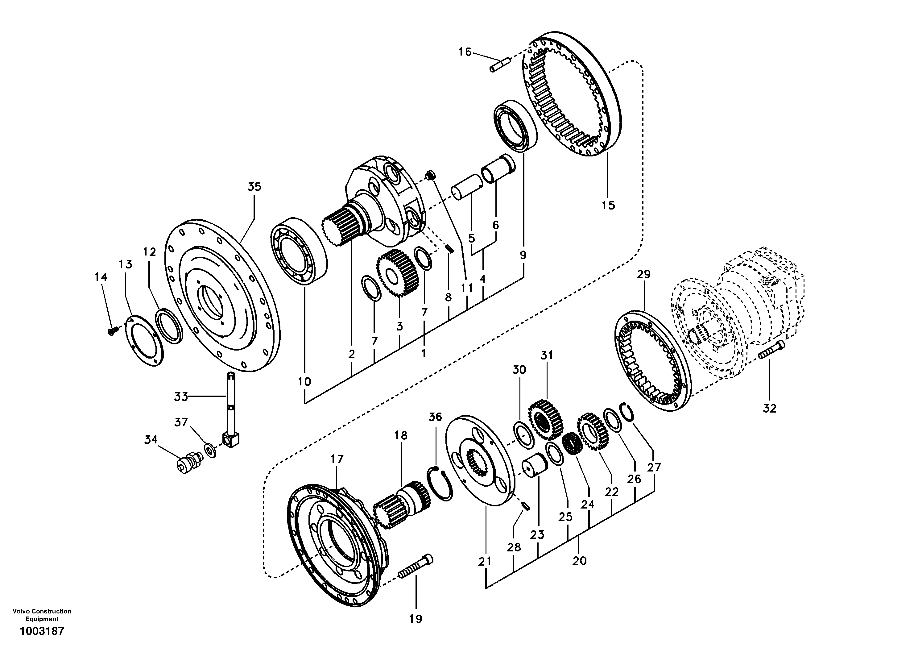 Gearbox SA/VOE7118-34100 VOLVO