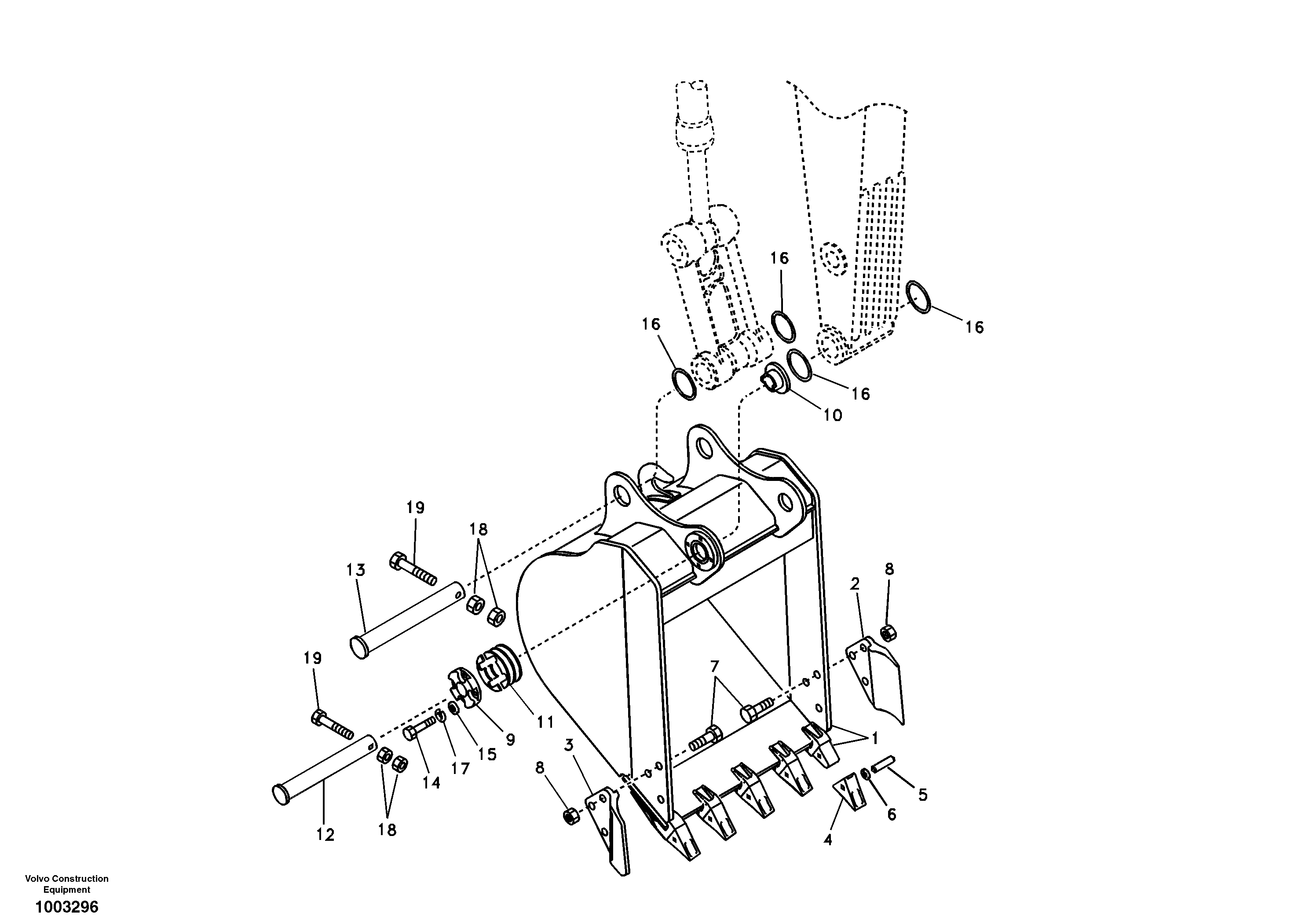 Swg Lk Cylinder VOE14547822 VOLVO