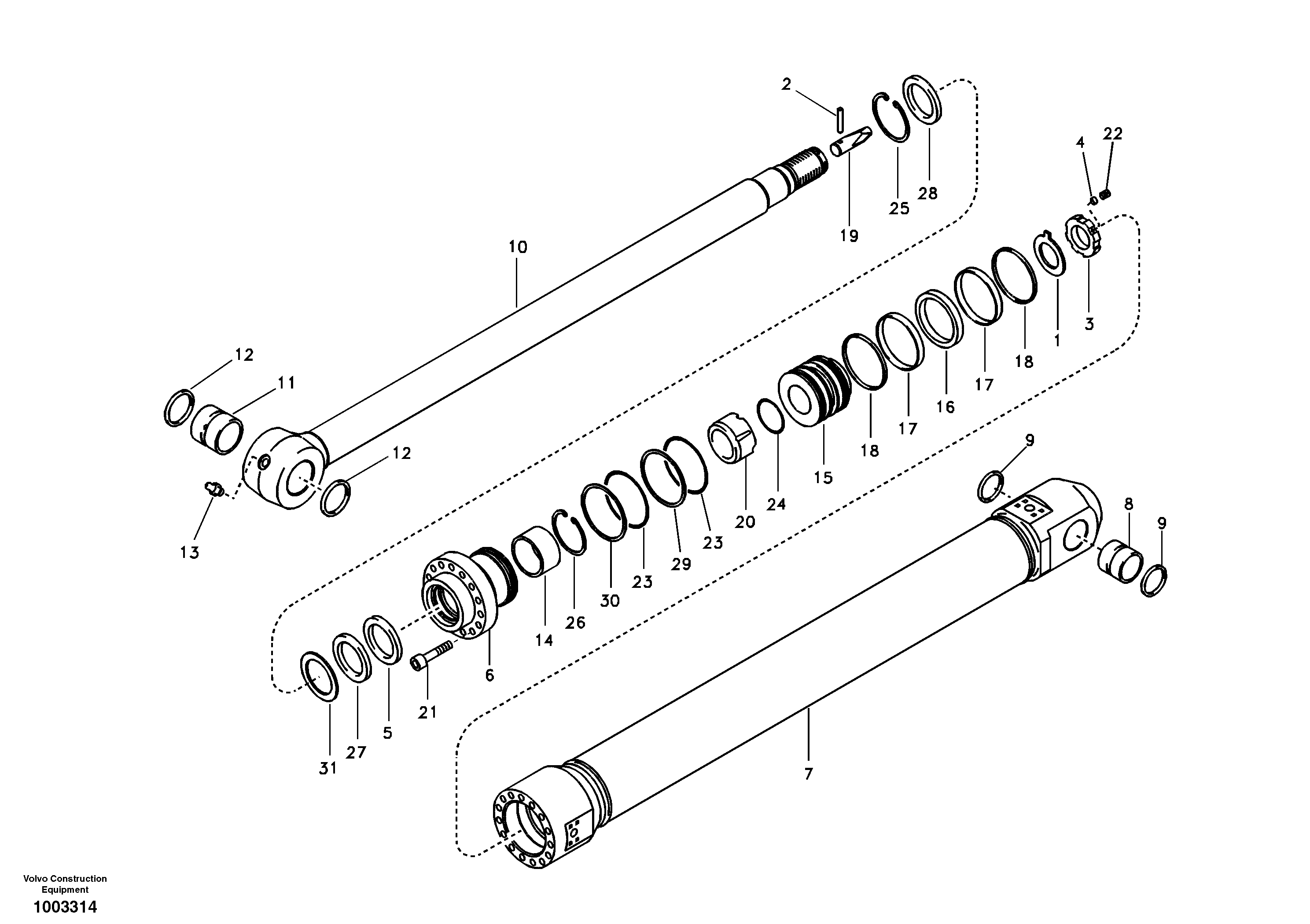 Telescopic Arm SA1146-06590 VOLVO