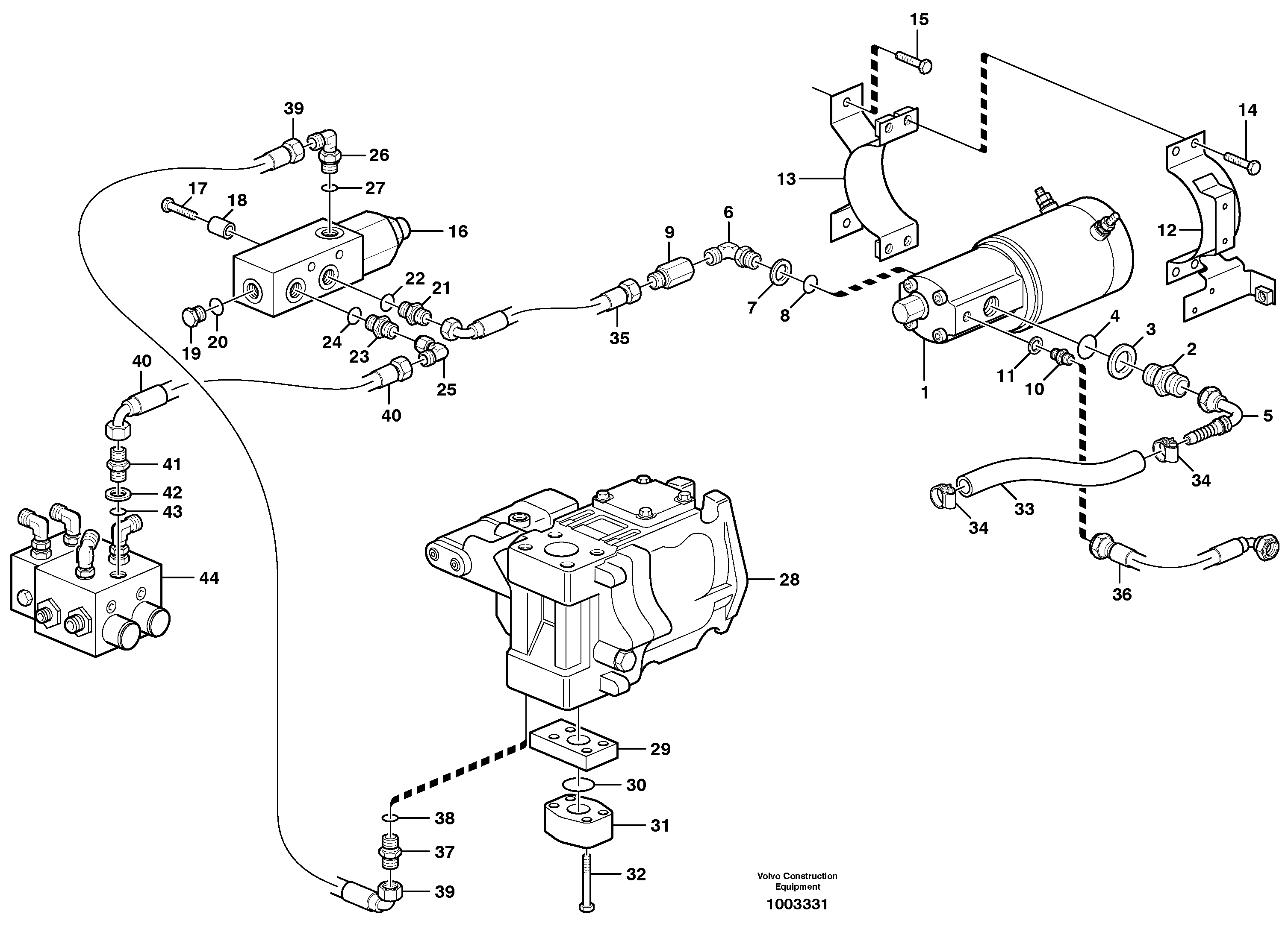 Timing gear casing VOE935648 VOLVO