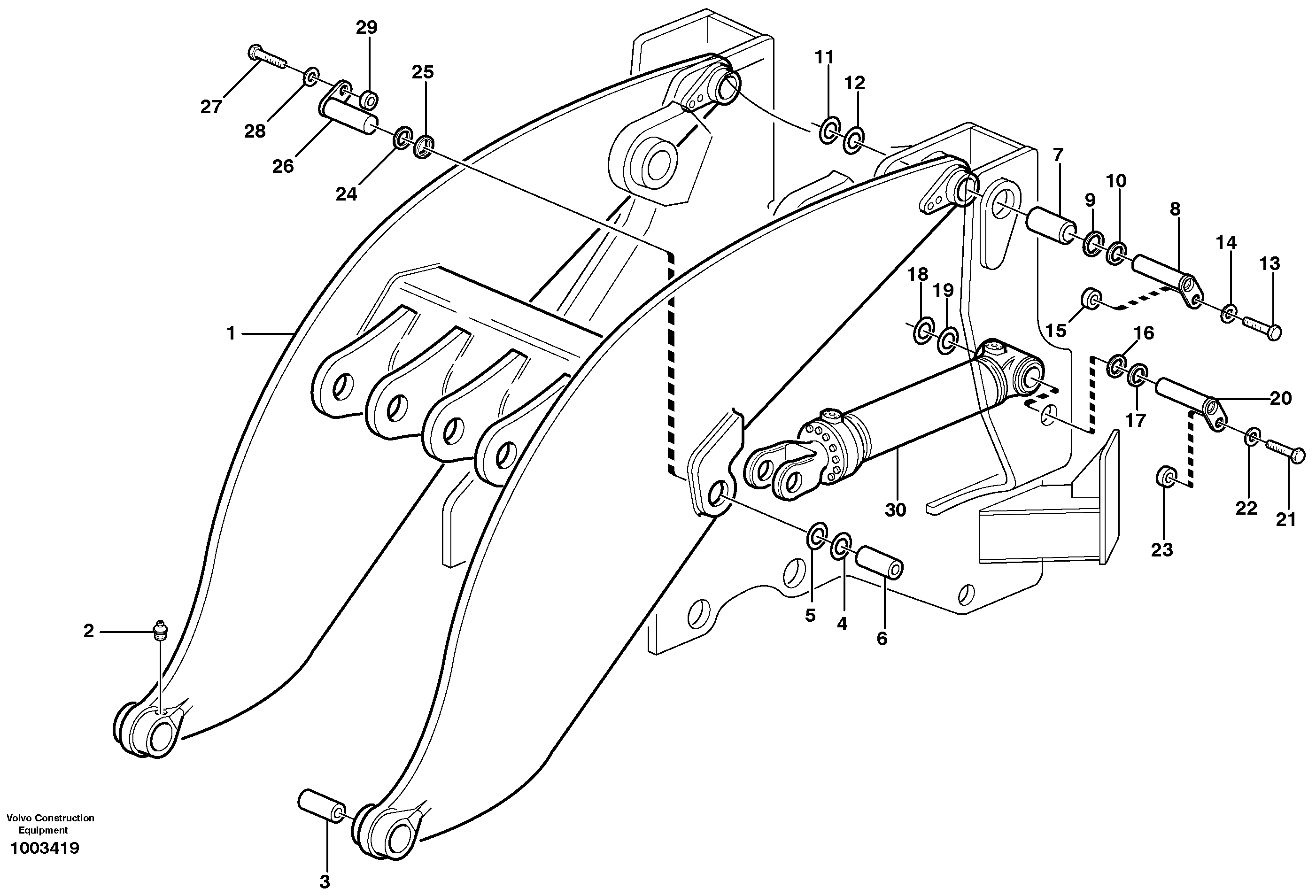 Digging Arm VOE2555046 VOLVO