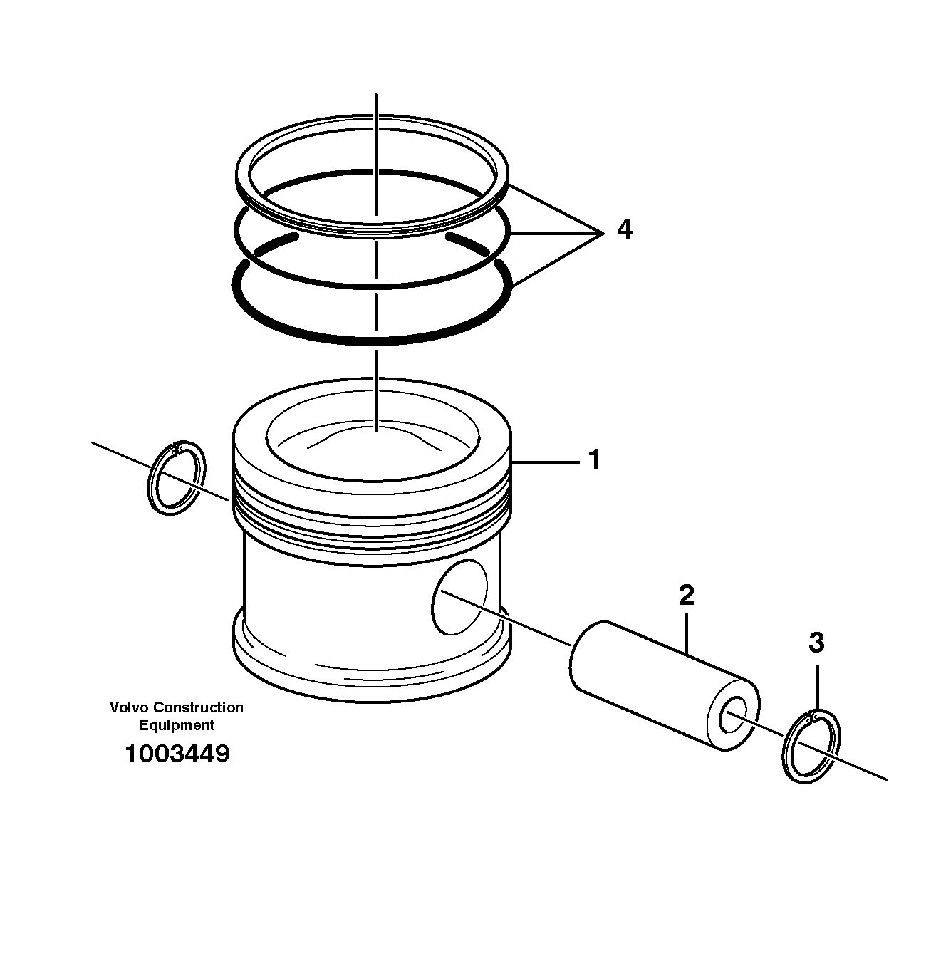 Rubber Clamp VOE21796902 VOLVO