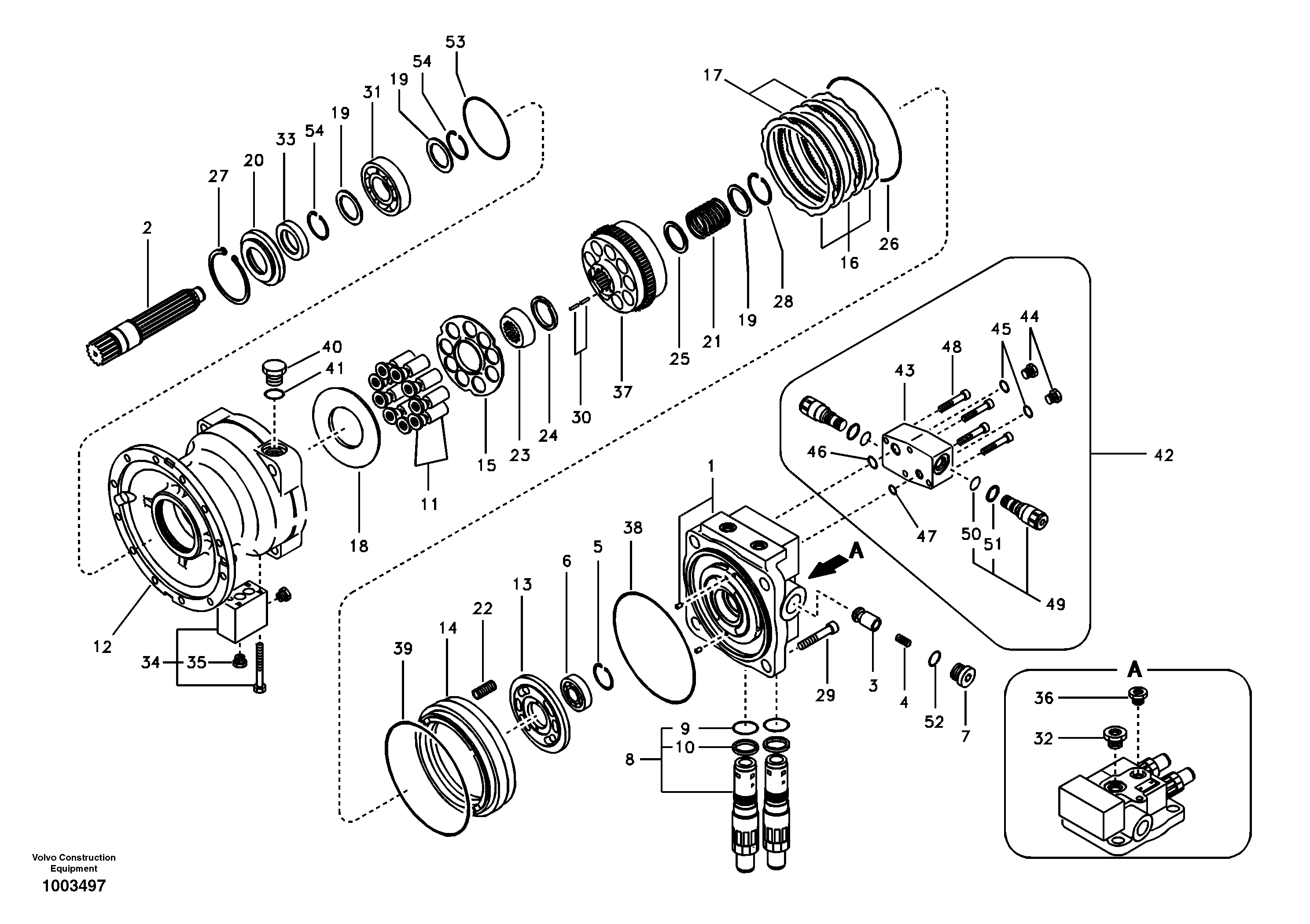 Retaining ring RM/VOE914470 VOLVO