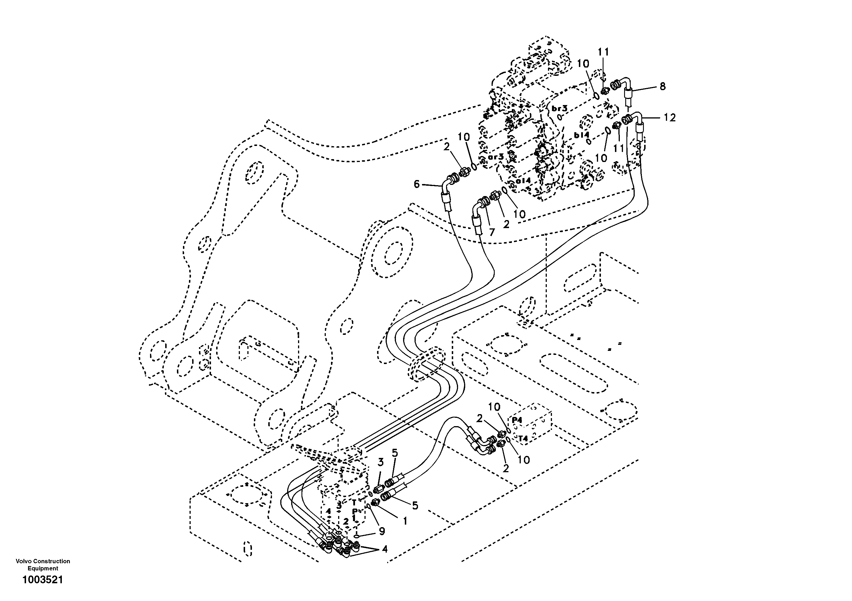 Timing gear casing SA9451-03263 VOLVO