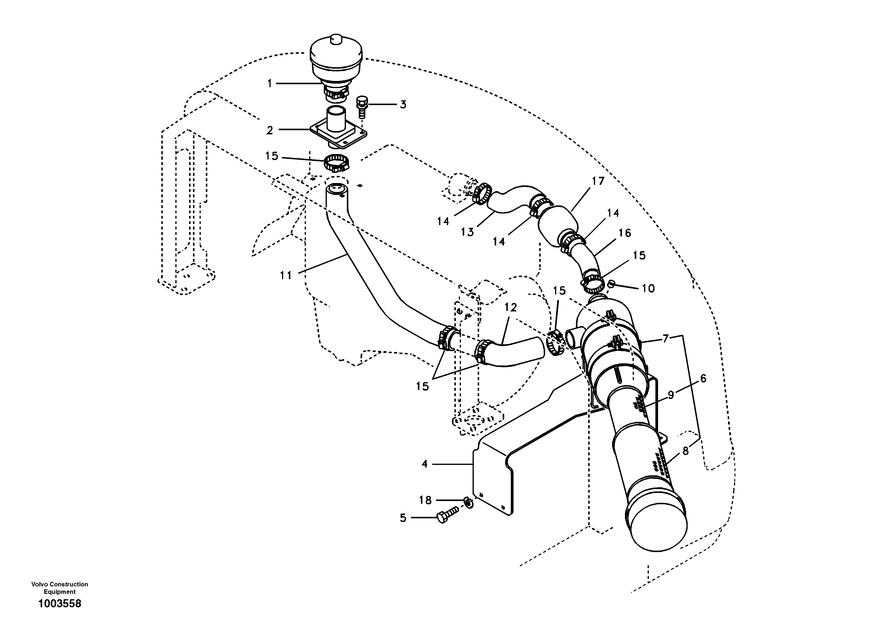 Bracket SA/VOE14504764 VOLVO