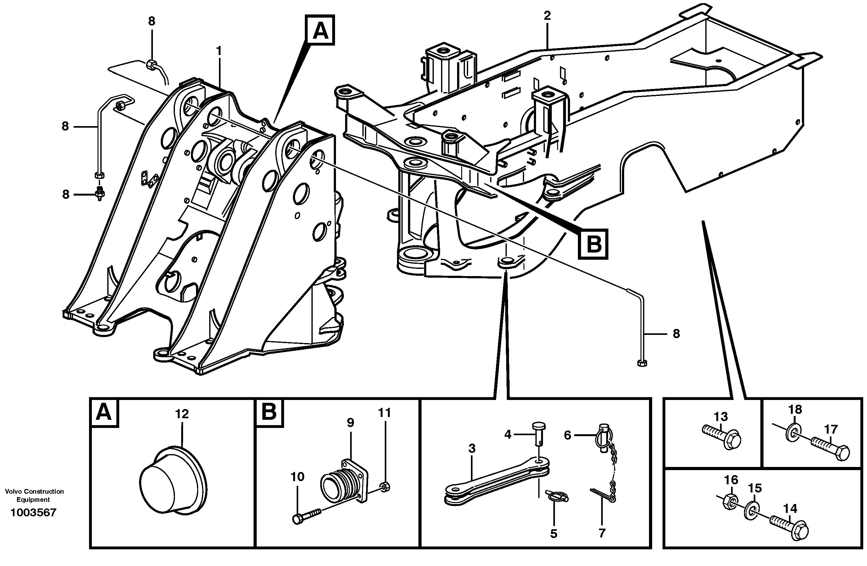 Crawler track VOE907896 VOLVO