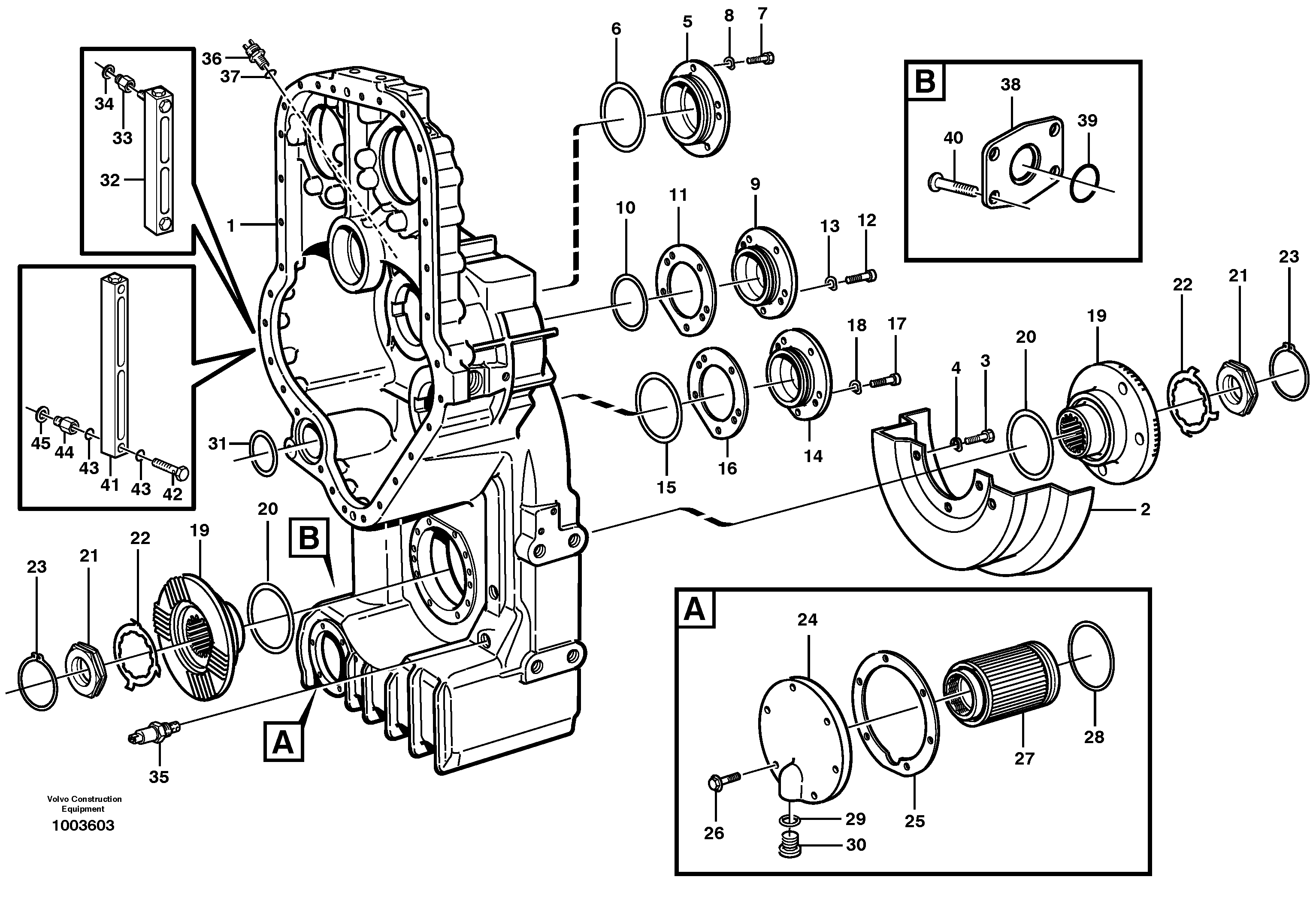 Маслоотражающее кольцо VOE11037586 VOLVO