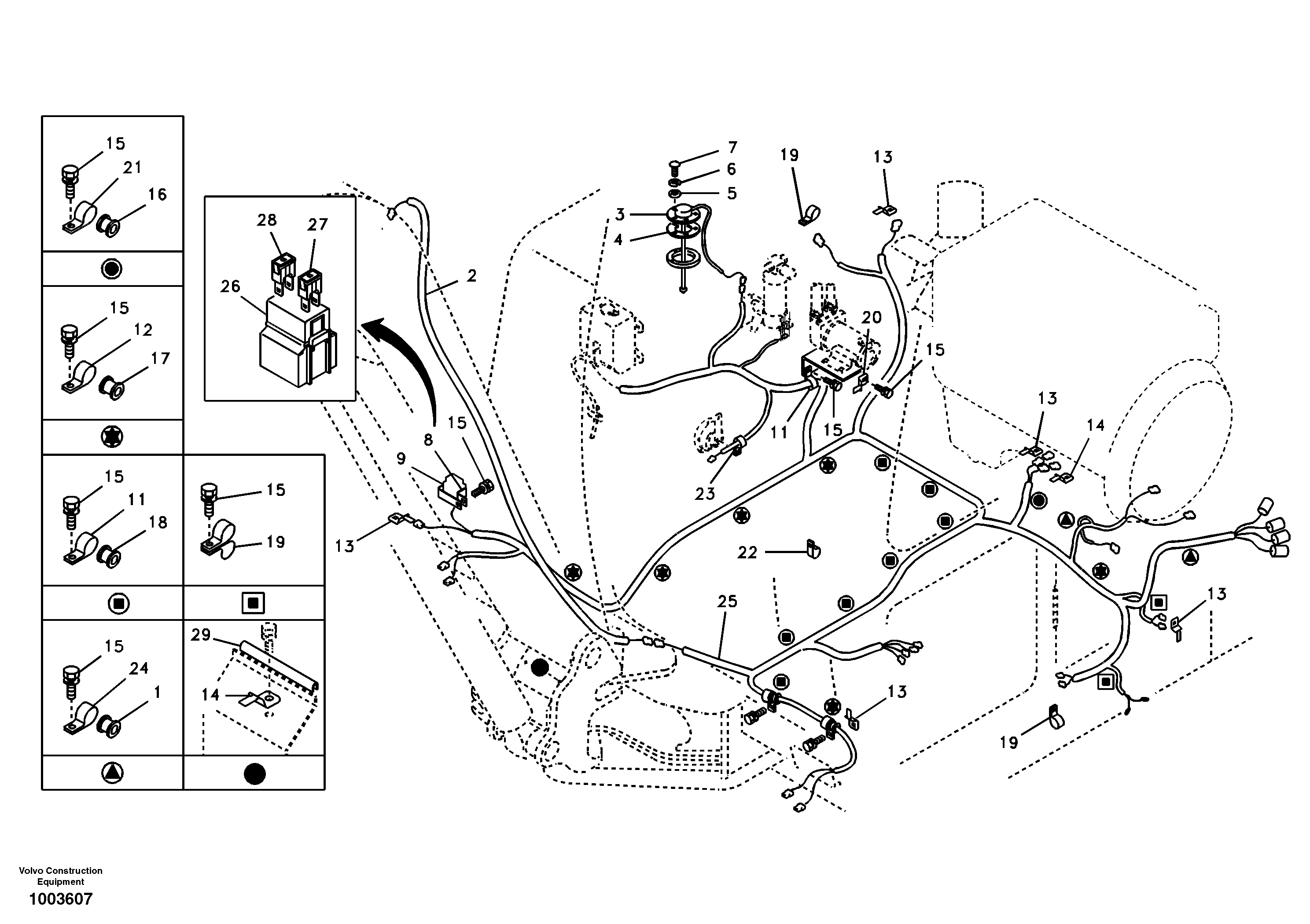 Wire harness VOE14518902 VOLVO