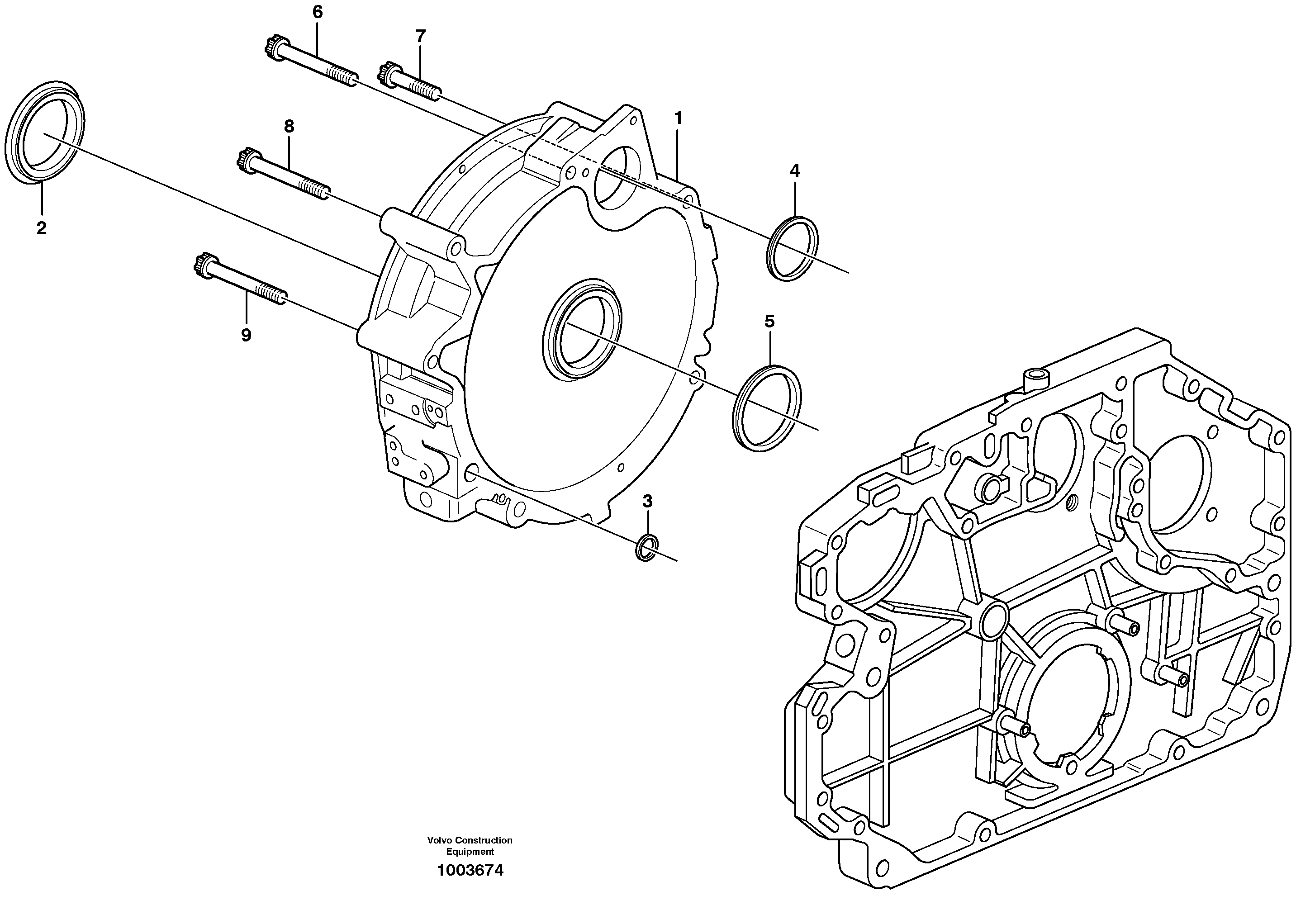 For upper engine part VOE20459996 VOLVO
