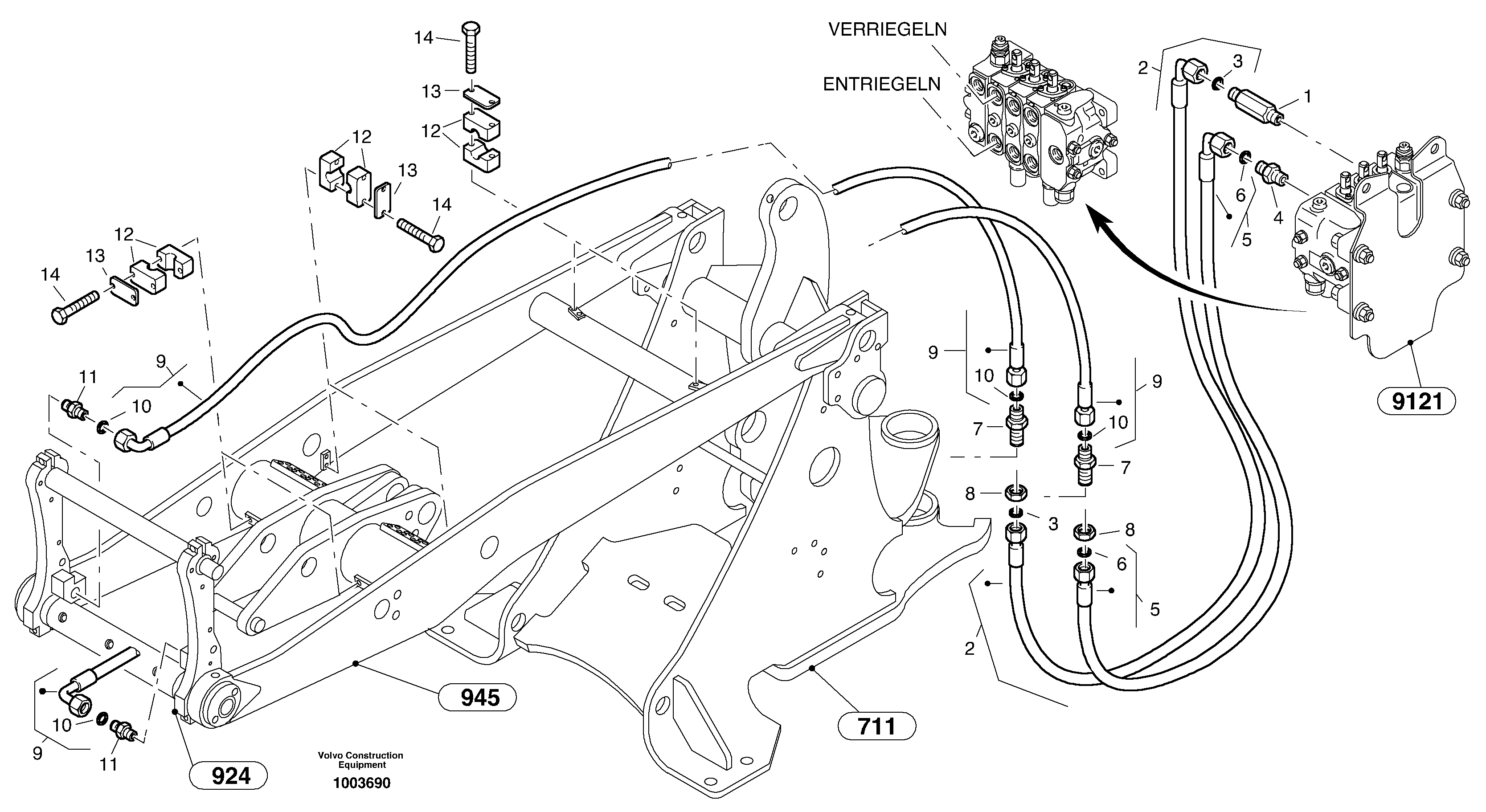 Timing gear casing VOE11305279 VOLVO
