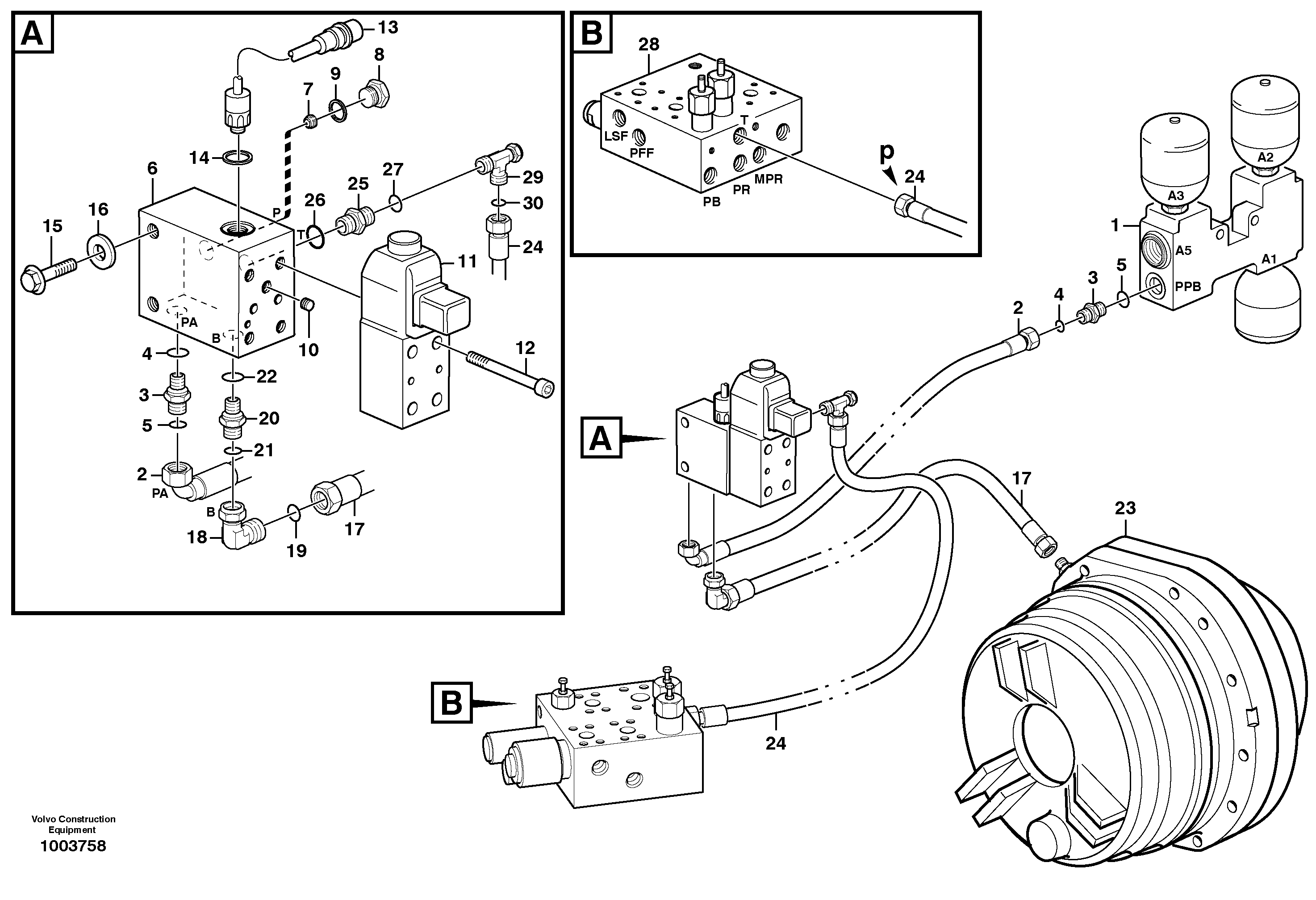 Timing gear casing VOE11147978 VOLVO