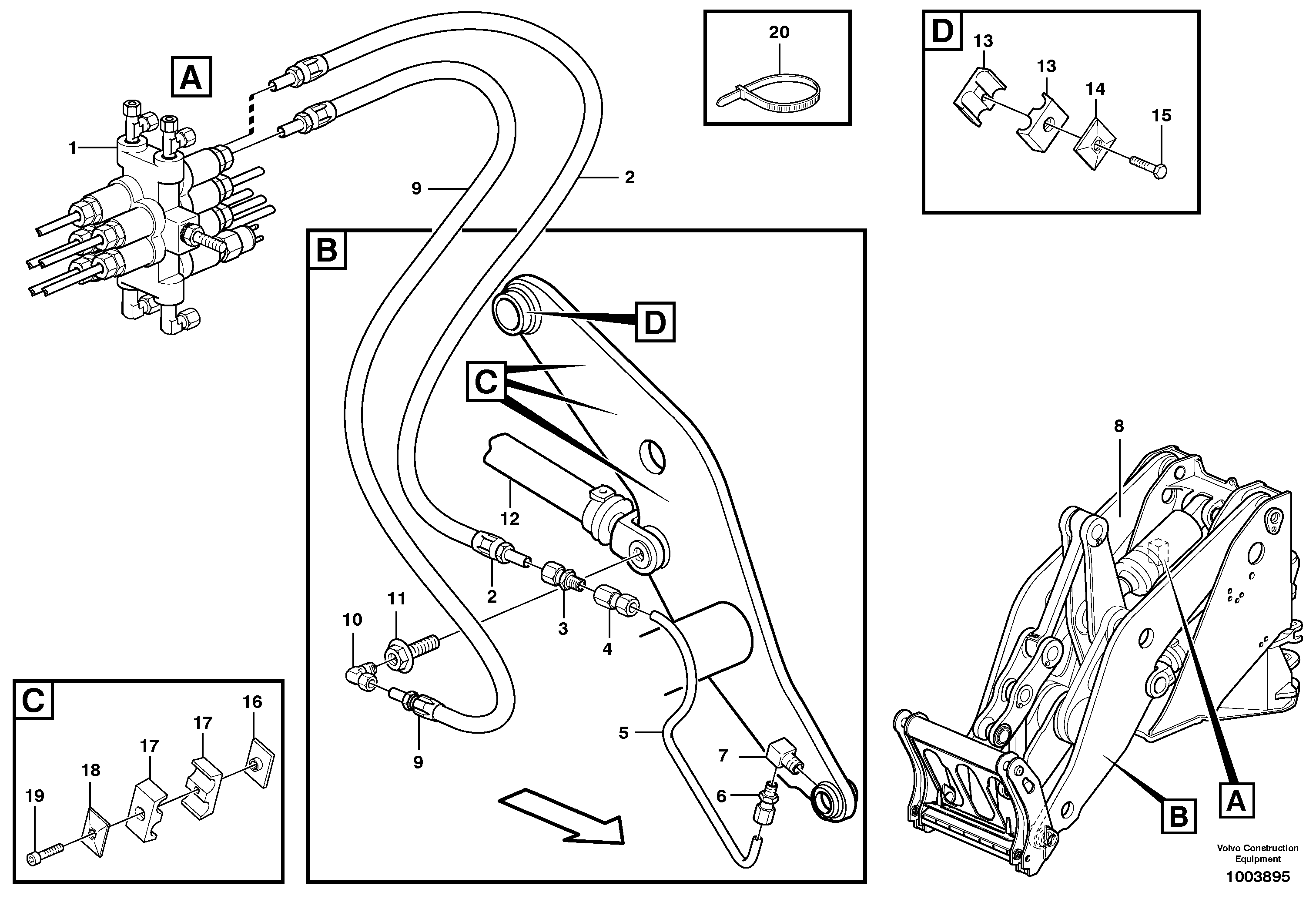 Hydr.hammer equipm. VOE11707875 VOLVO