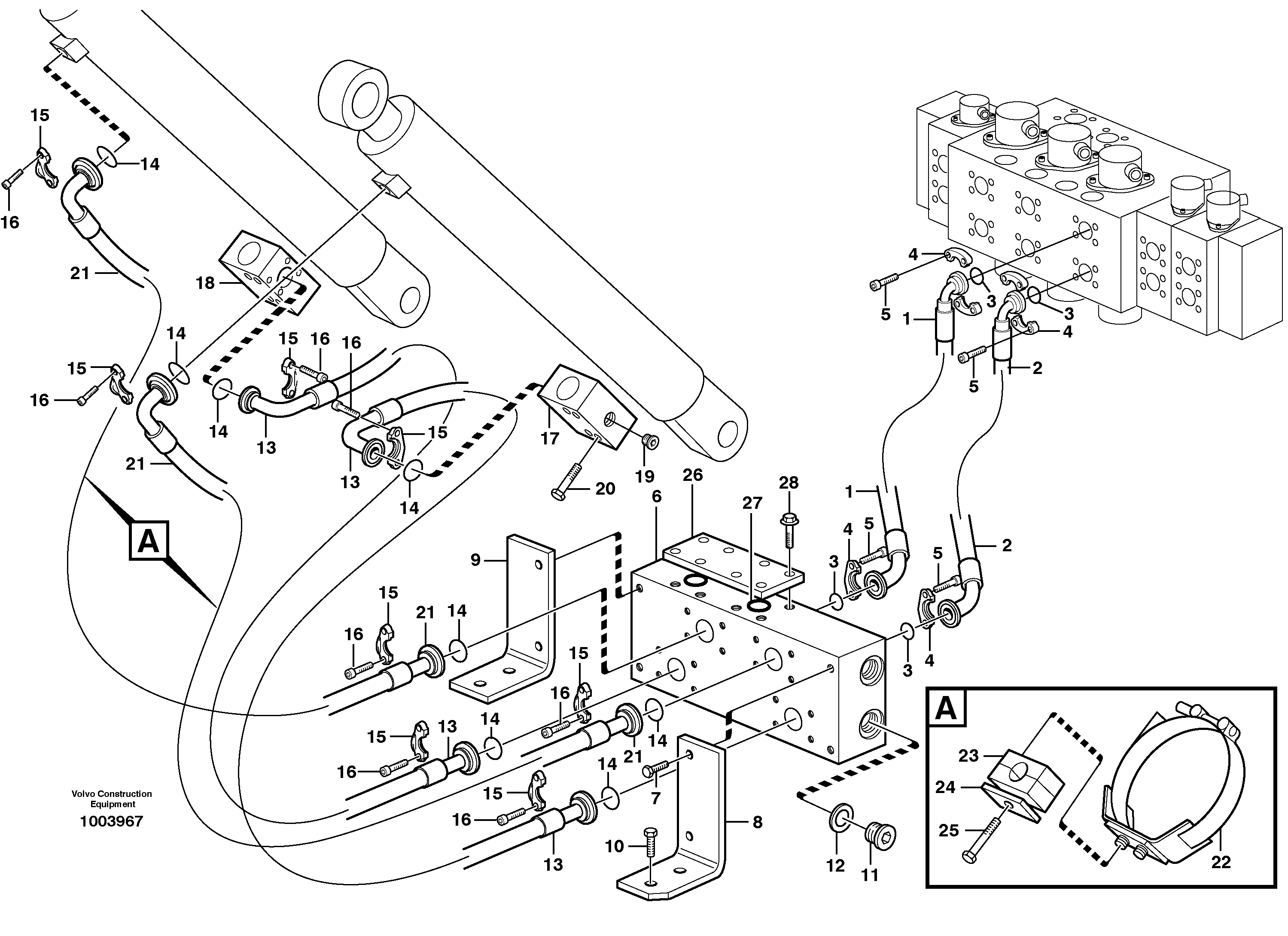 Lift arms RM/VOE14267223 VOLVO