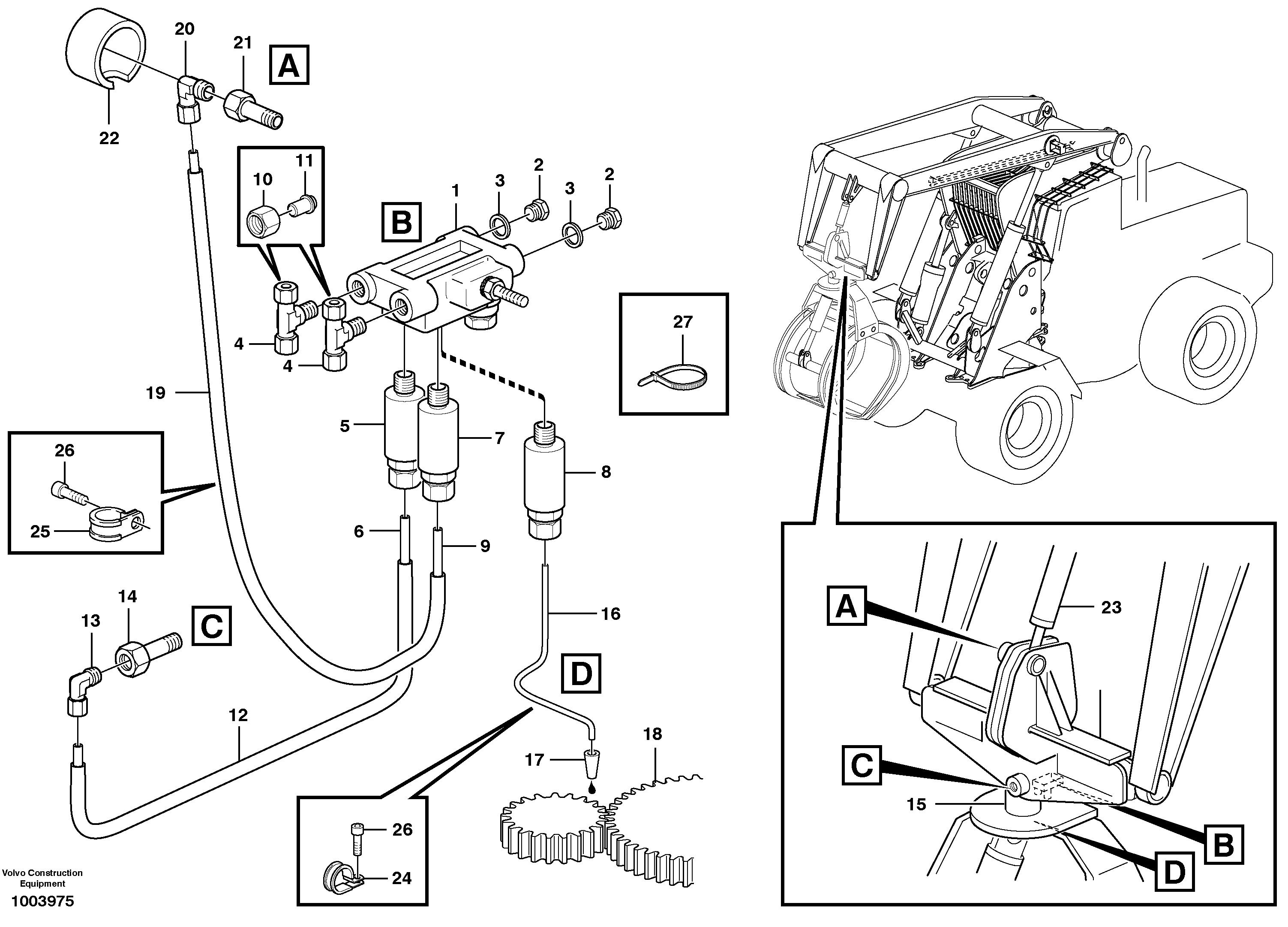 Fuel miser valve VOE11708604 VOLVO