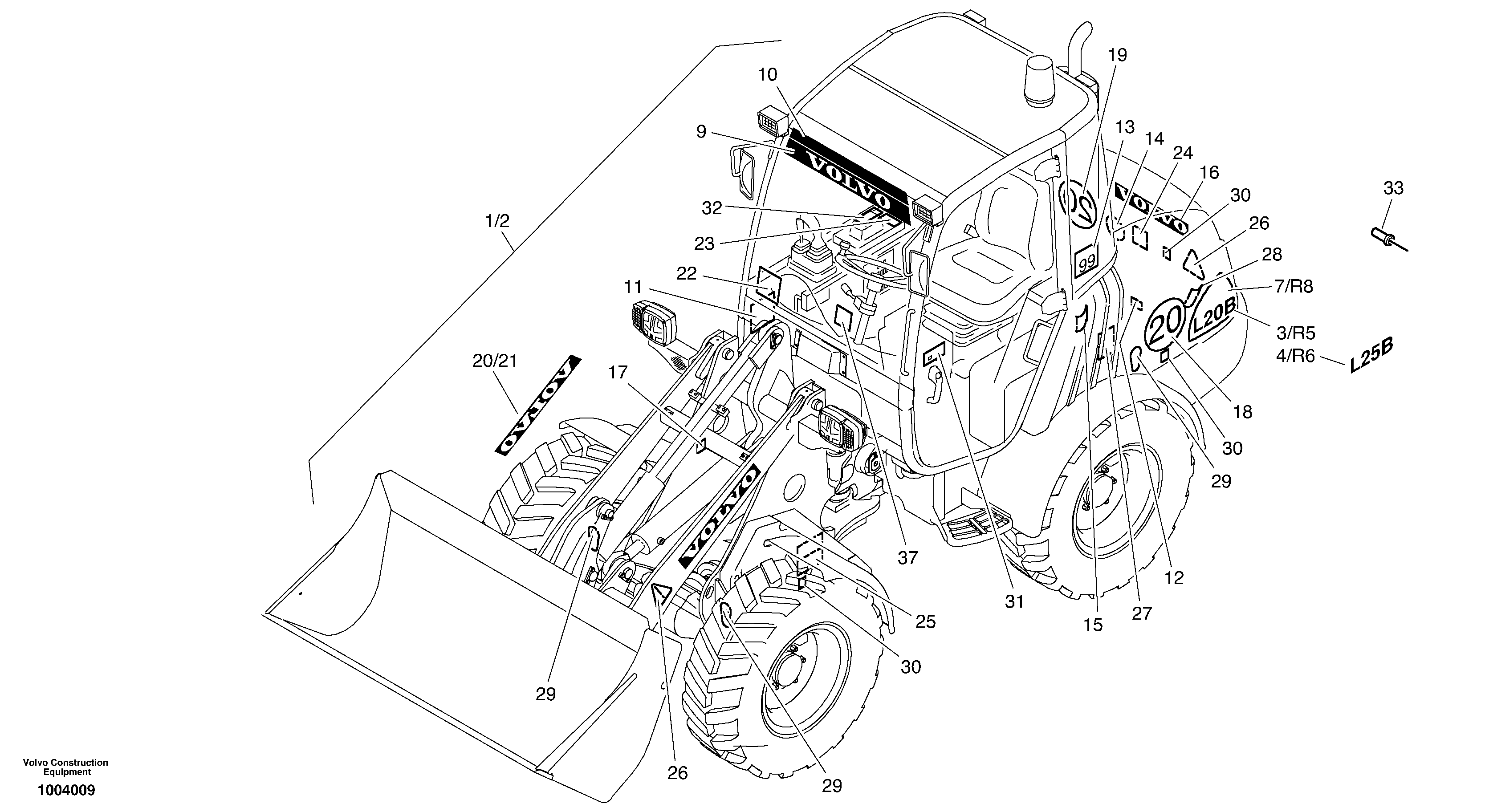 Cab Kit VOE942184 VOLVO