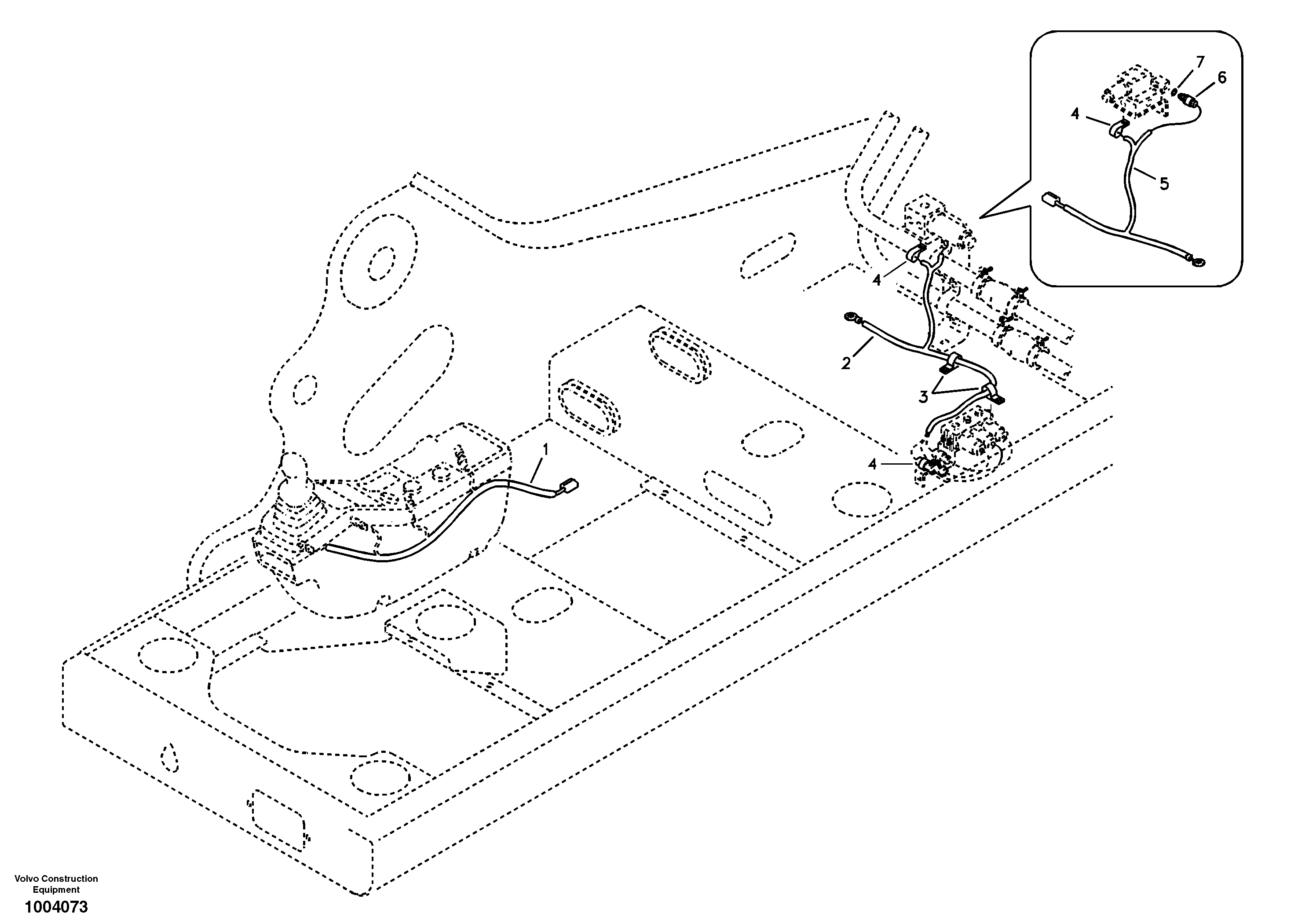 Cable harness VOE14518239 VOLVO
