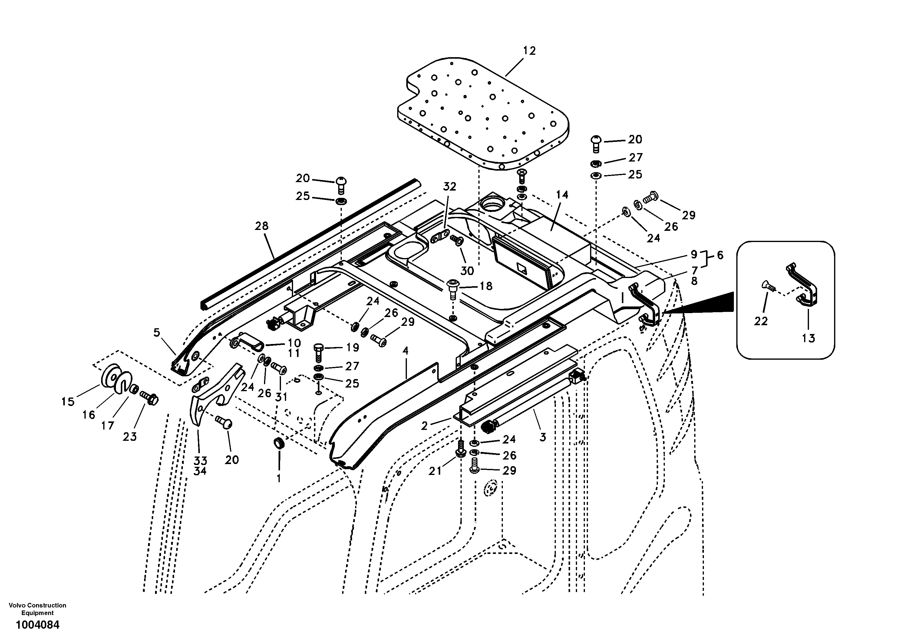 Engine heater VOE969712 VOLVO