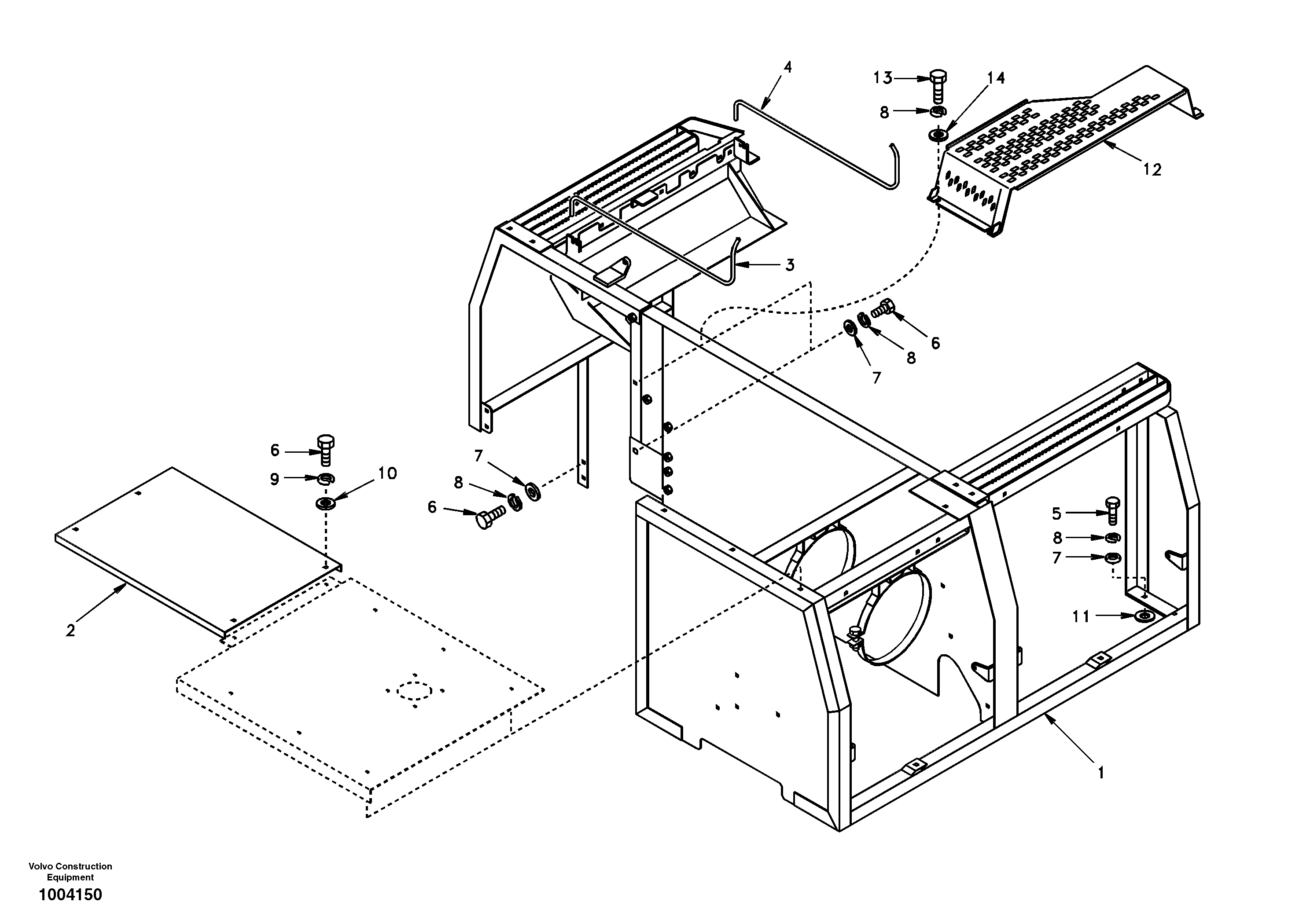 Pedal bracket R.h. SA1111-00751 VOLVO