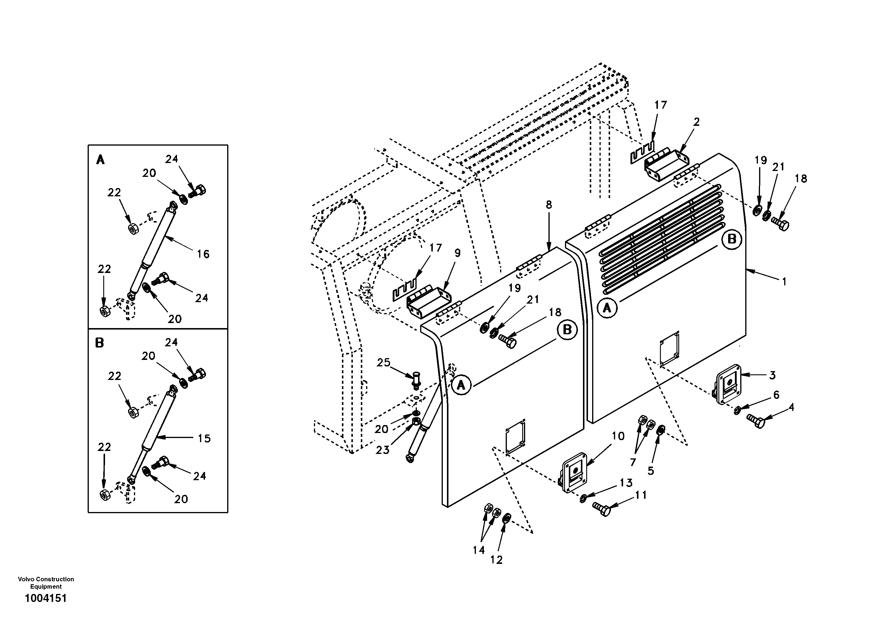 Latch SA1162-08910 VOLVO