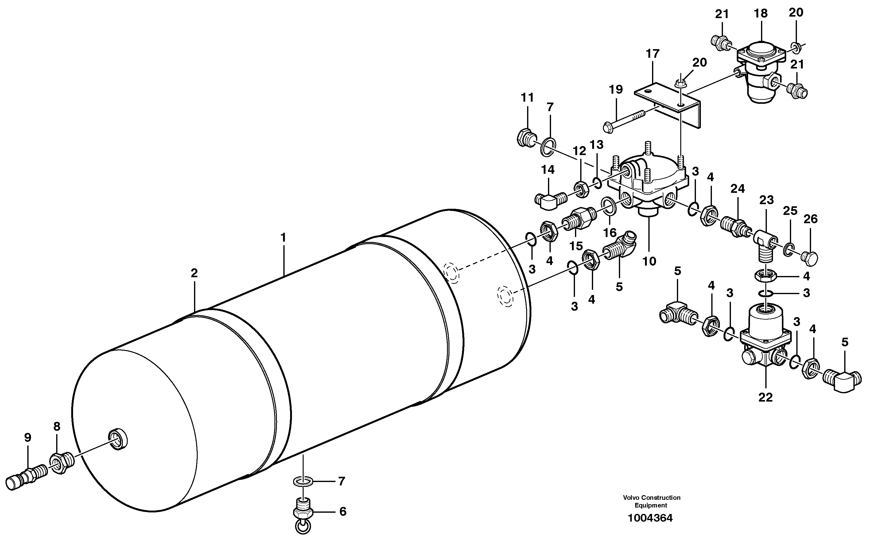 Valve Assembly, Stop VOE966441 VOLVO
