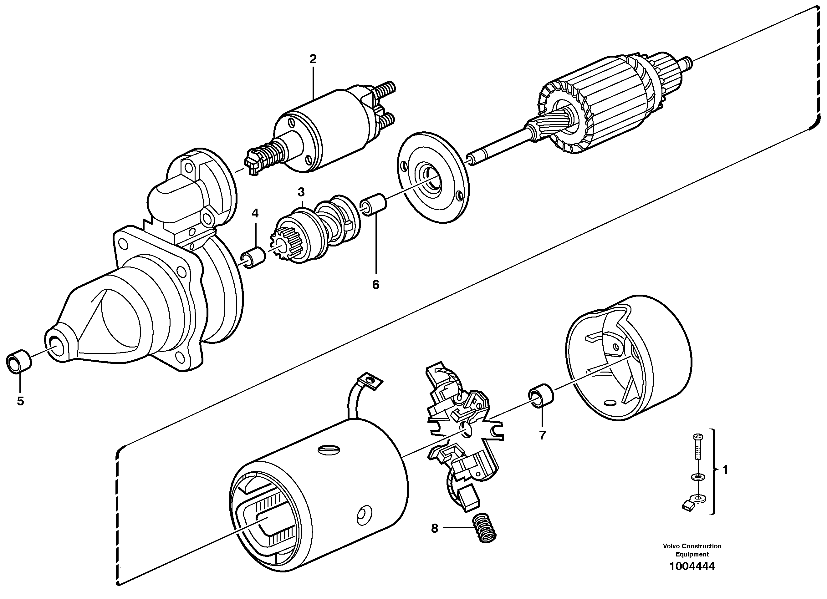 Pinion VOE20459042 VOLVO