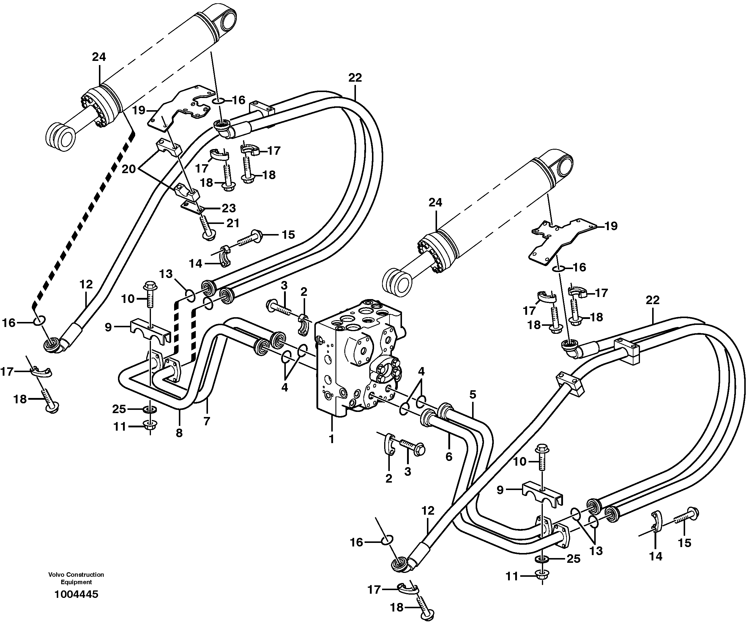 Control sleeve VOE15037735 VOLVO