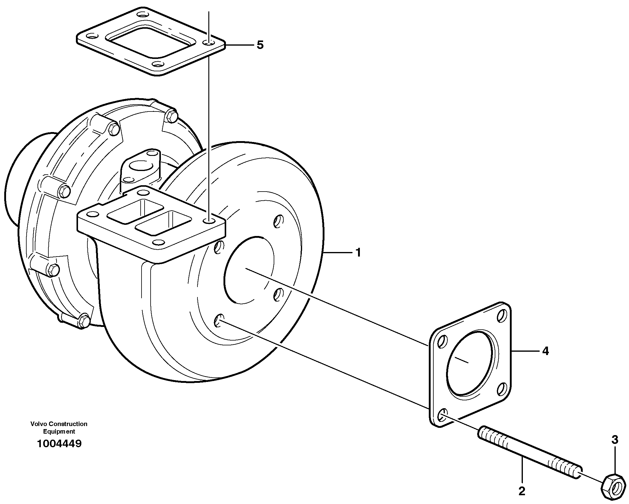 Turbocharger VOE20500295 VOLVO