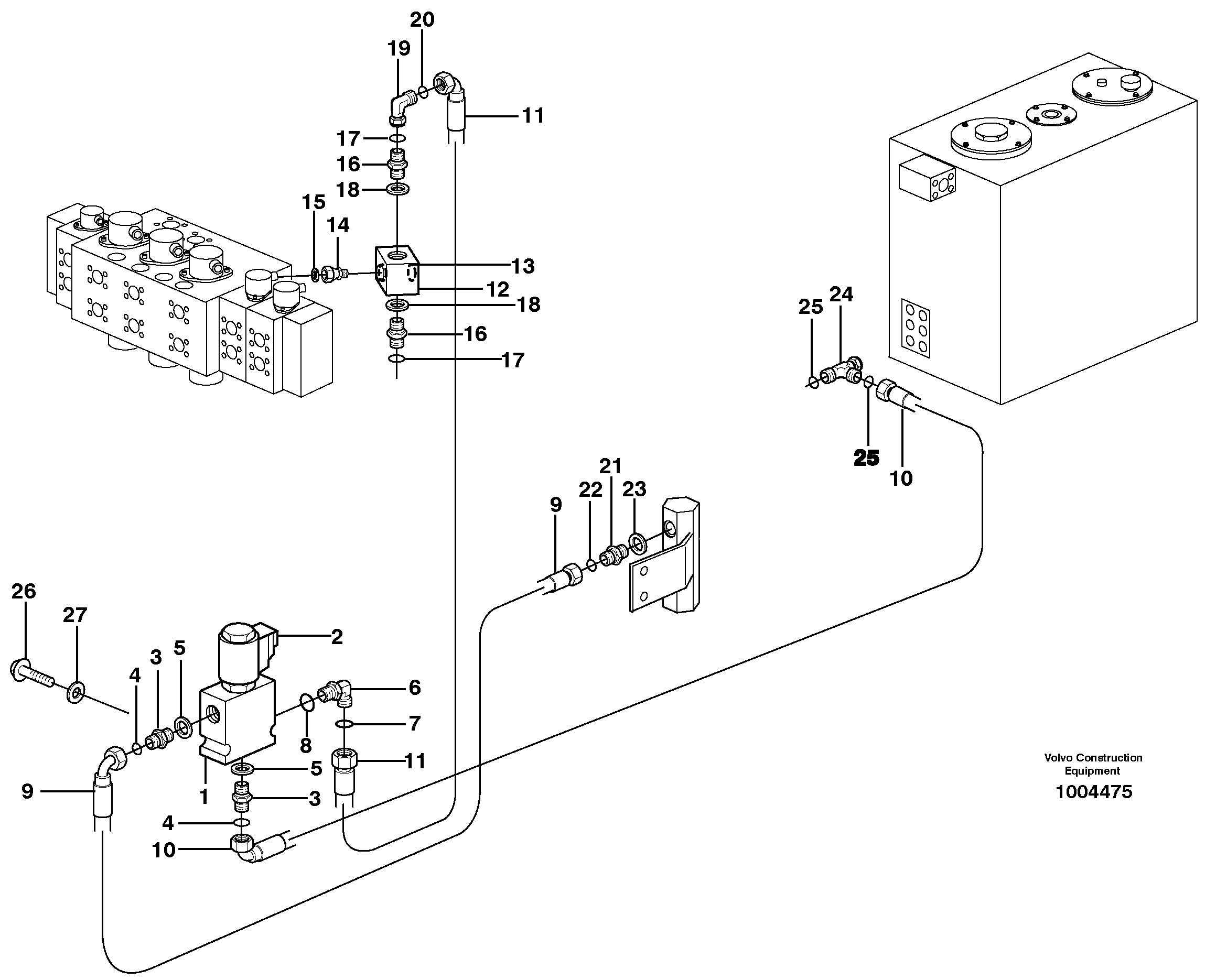 Water pump ger VOE13933902 VOLVO