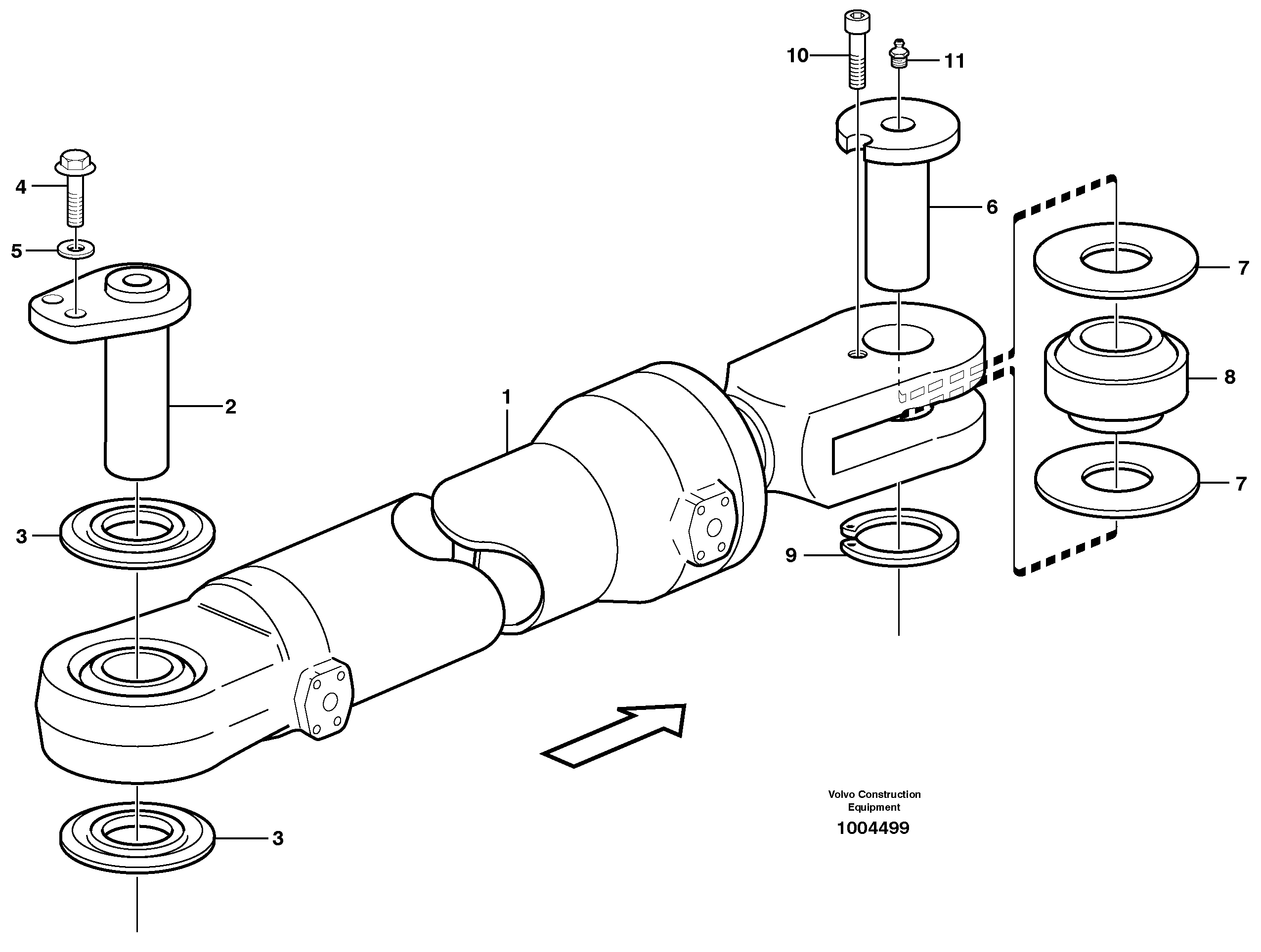 Suction Line CH/VOE184428 VOLVO