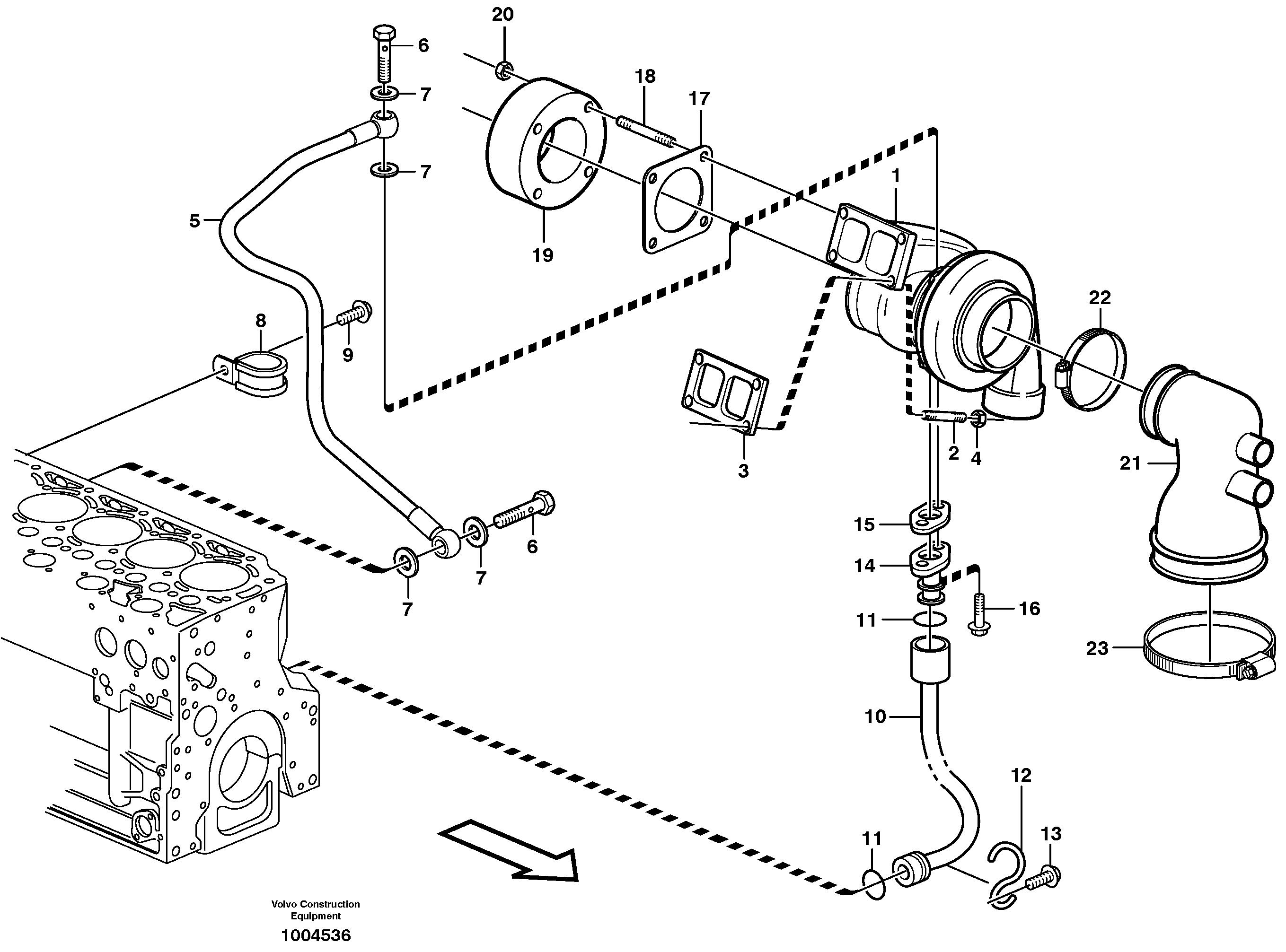 Return Line VOE20551432 VOLVO