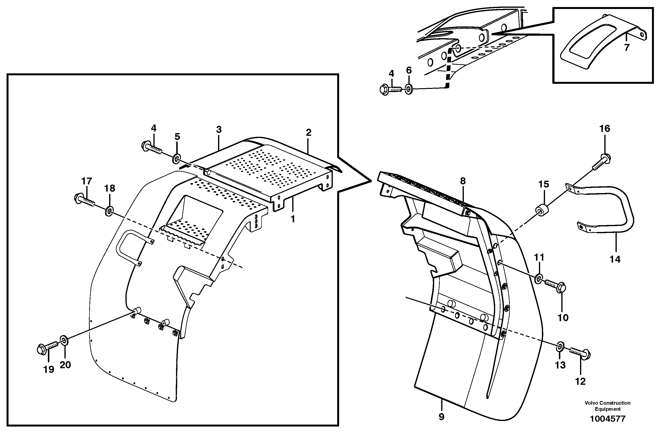 Boom Lower Part VOE11413232 VOLVO