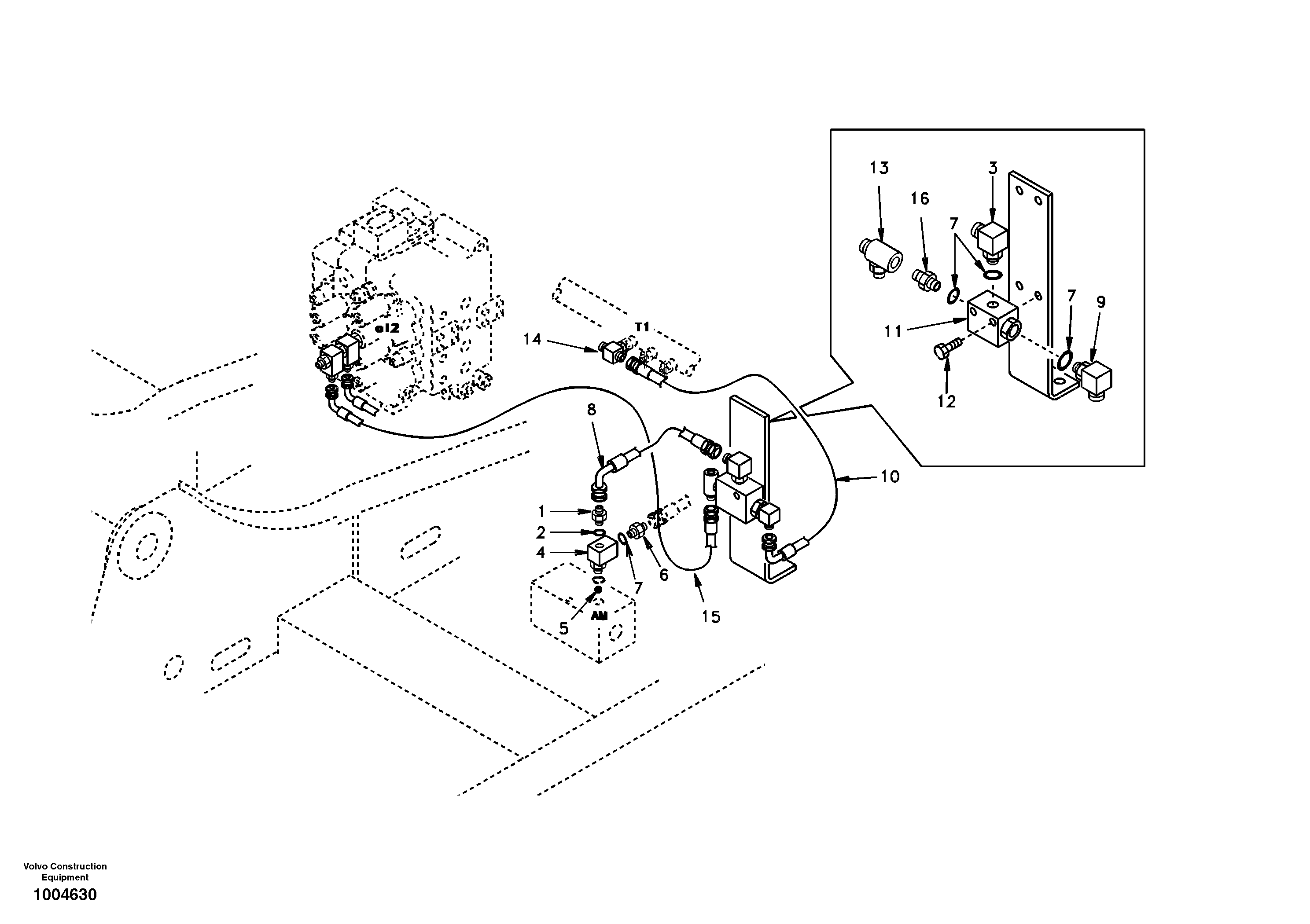 Timing gear casing SA9453-02232 VOLVO