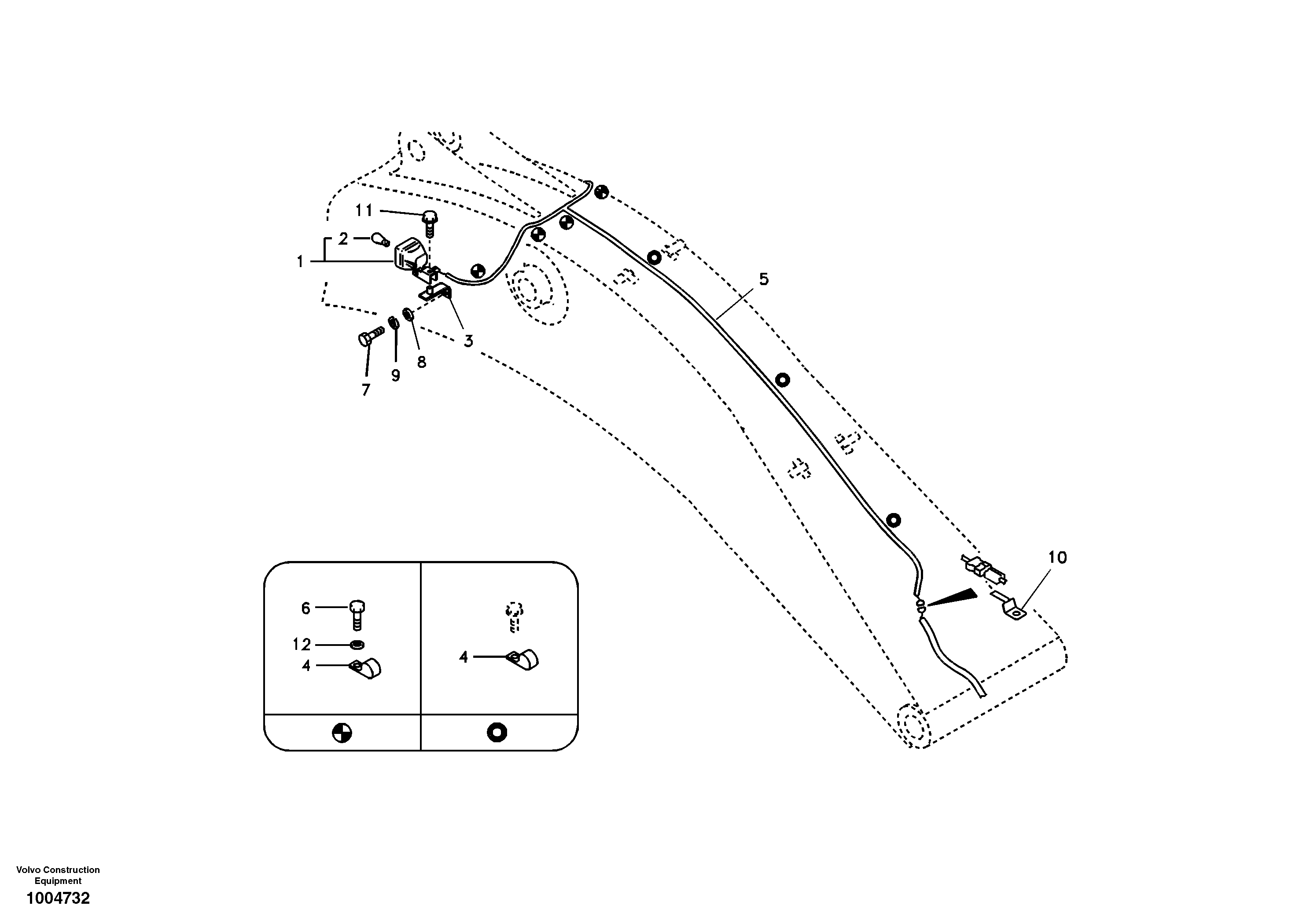 Support Leg VOE14530402 VOLVO