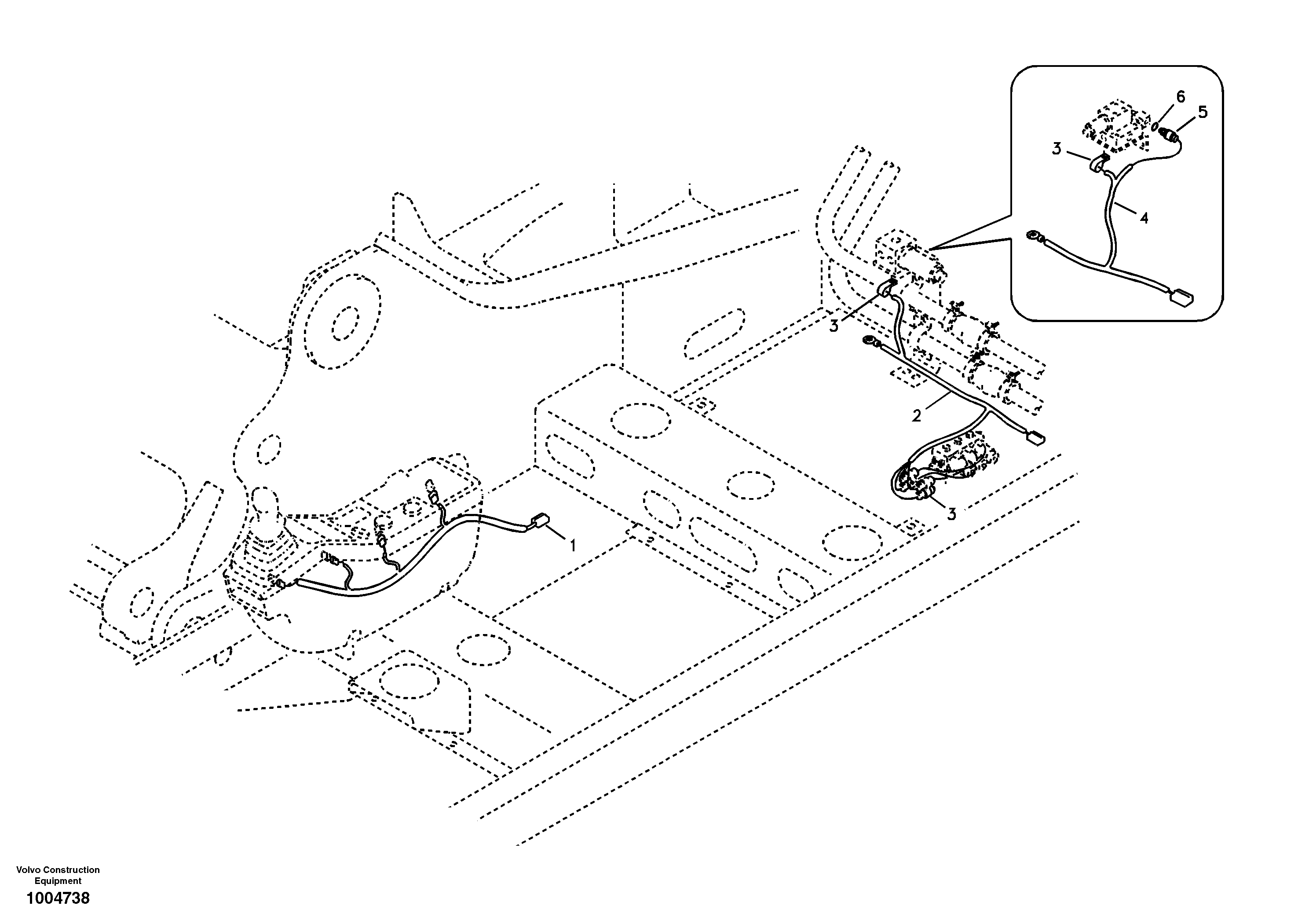 Cable harness VOE14518858 VOLVO