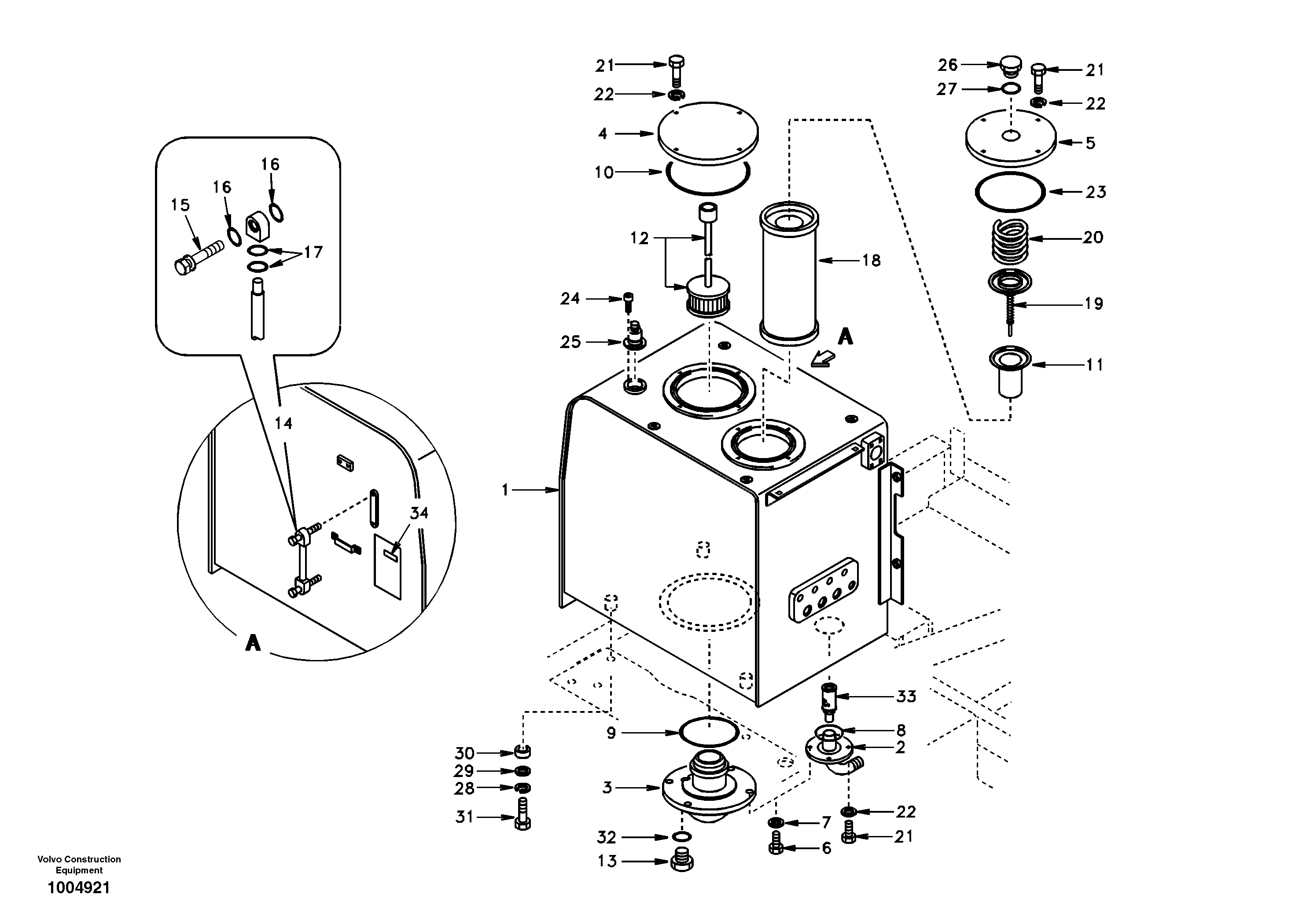 Strainer SA1041-01340 VOLVO