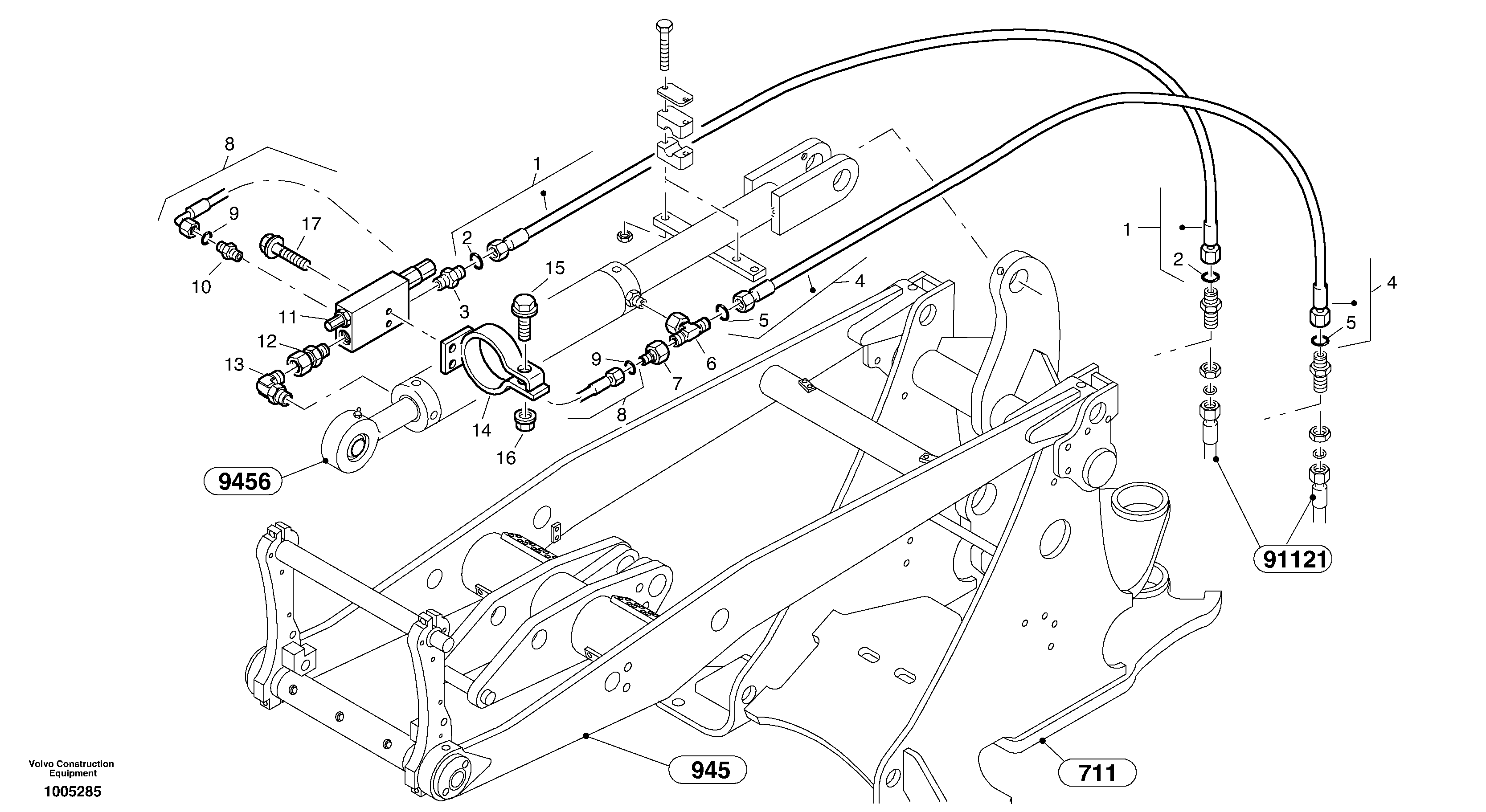 Roof Basket VOE11305429 VOLVO