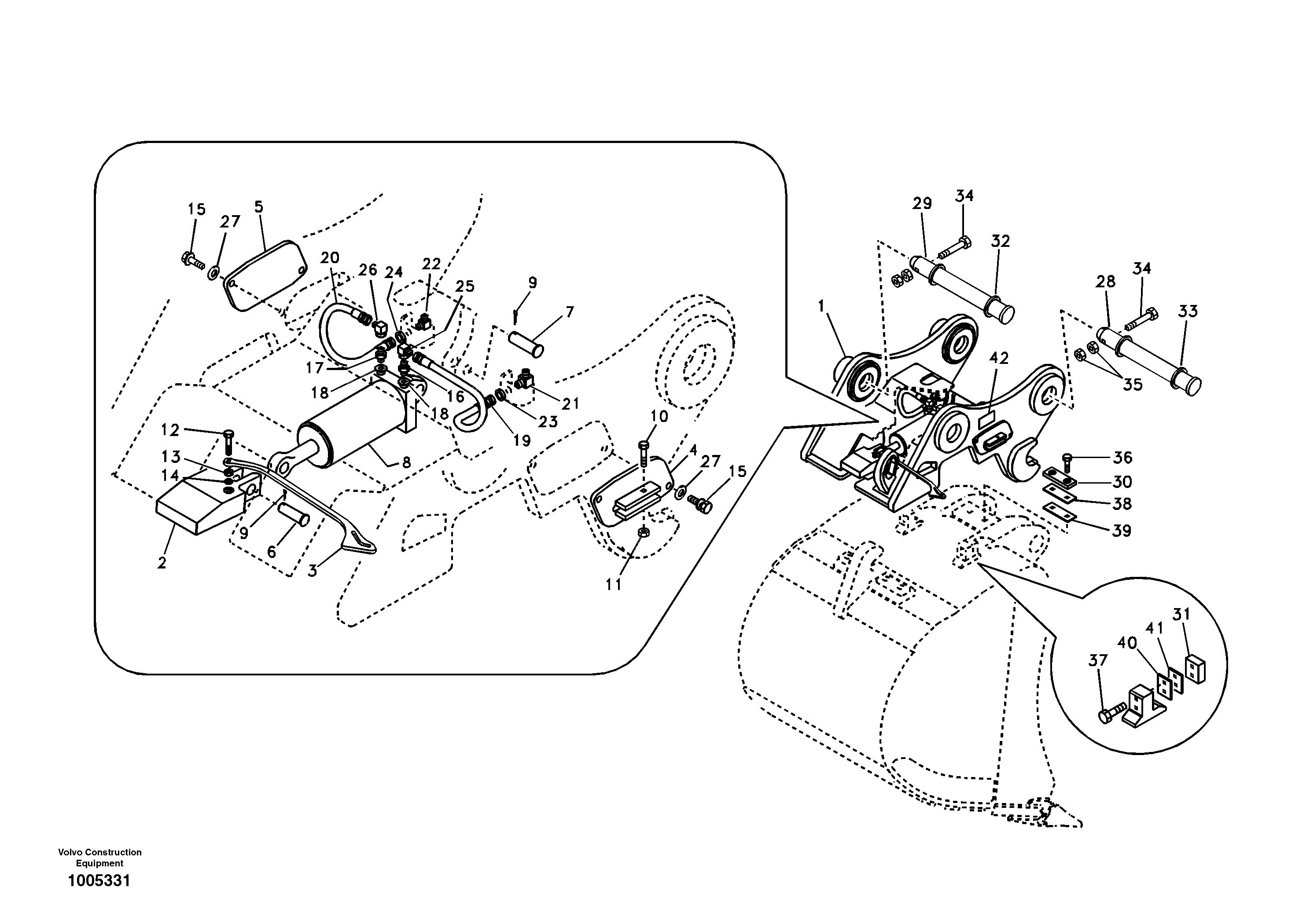 Box Turning Device VOE14533983 VOLVO