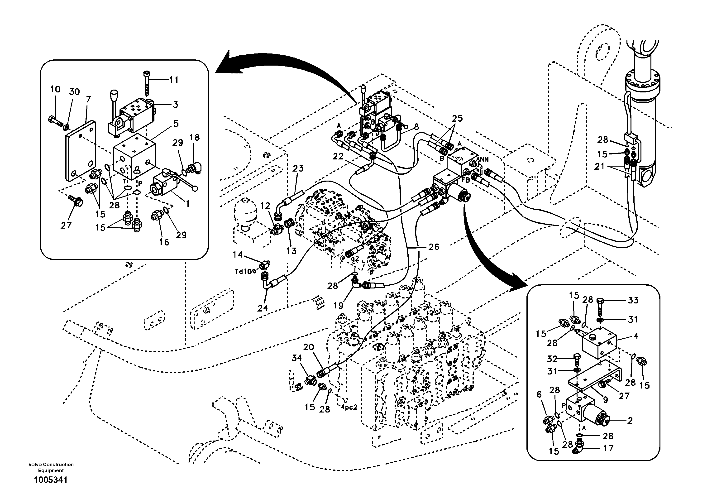 Timing gear casing SA9453-02615 VOLVO