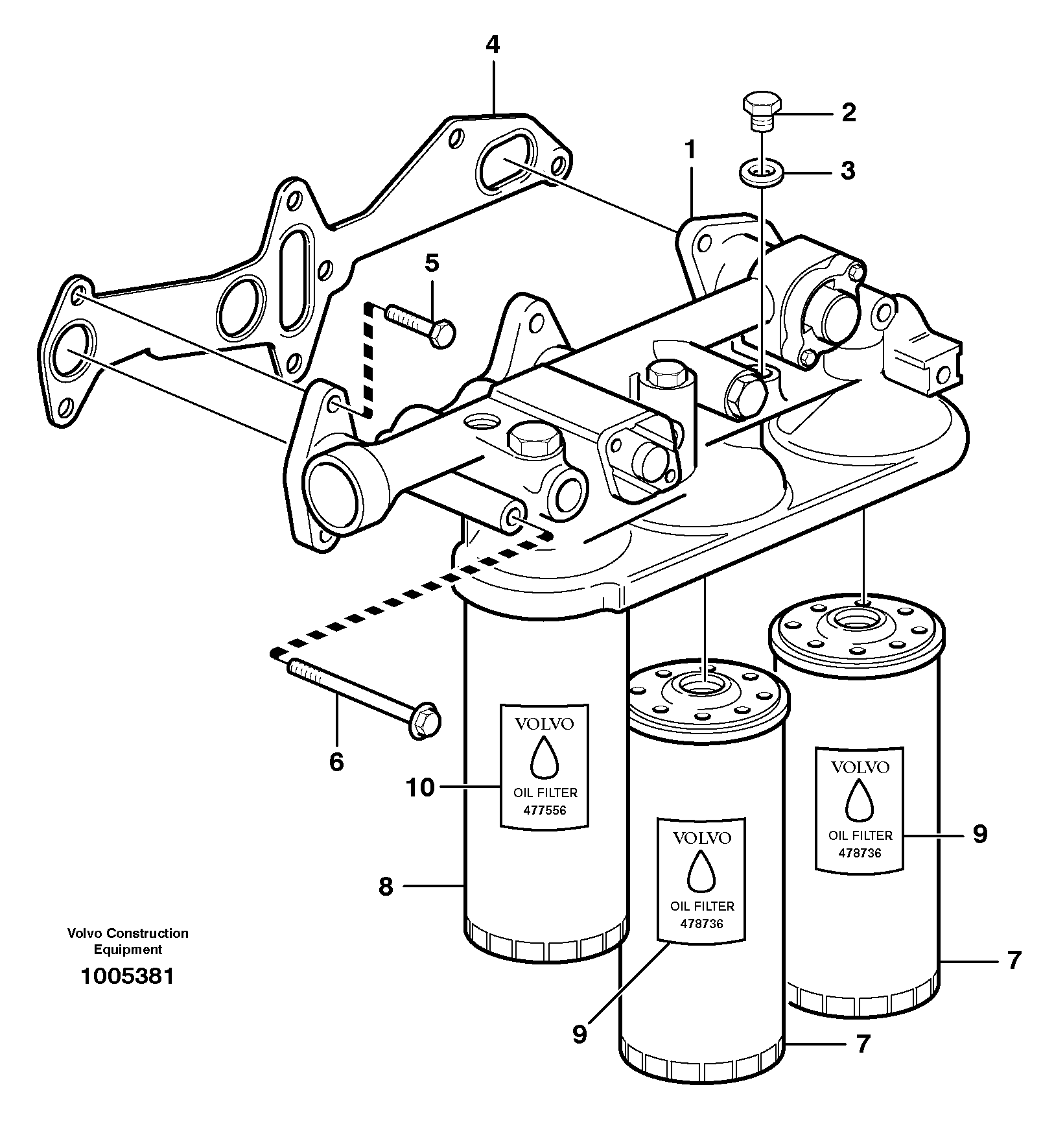 Cylinder Block VOE11162913 VOLVO