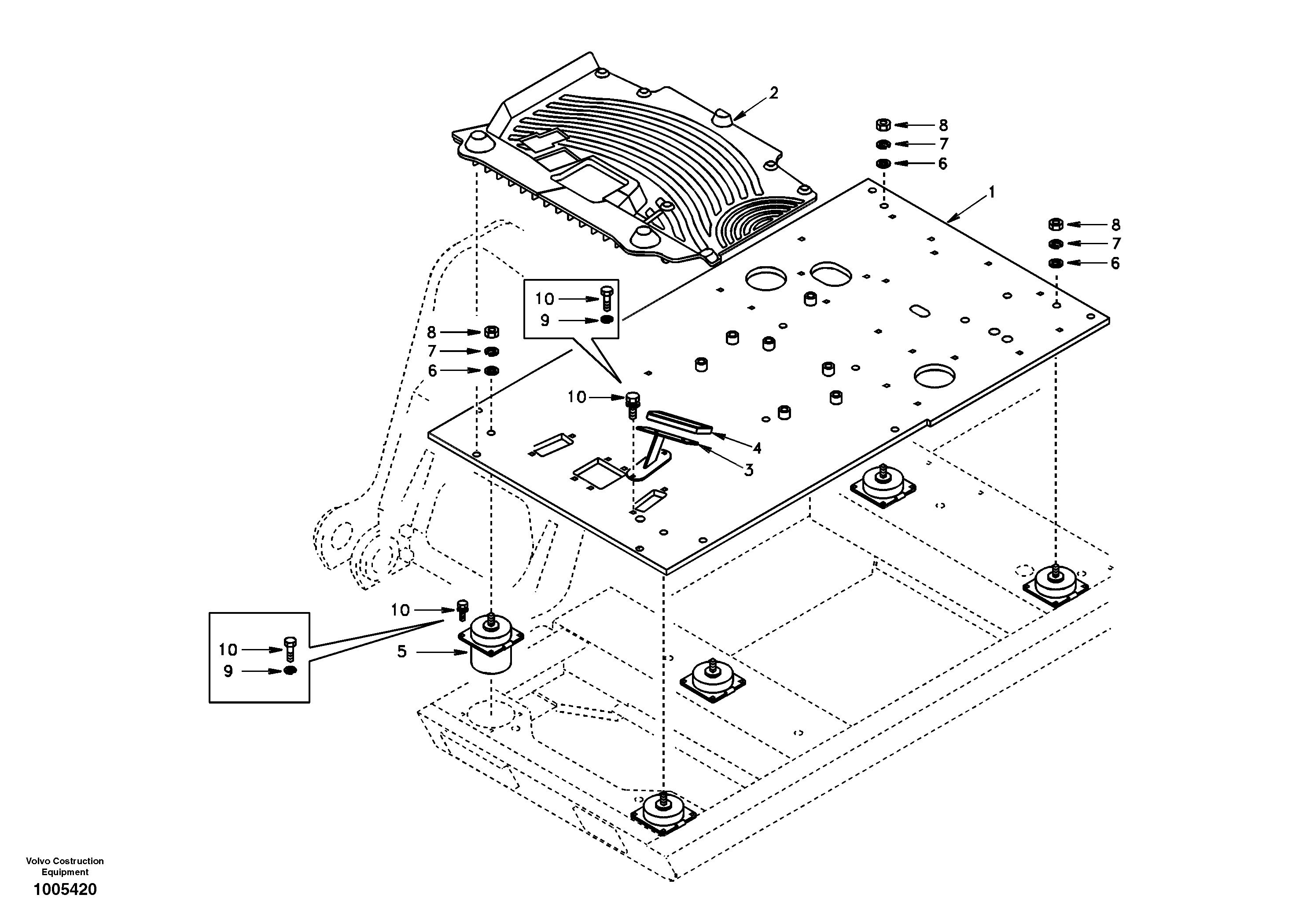 Fuse box VOE14527422 VOLVO