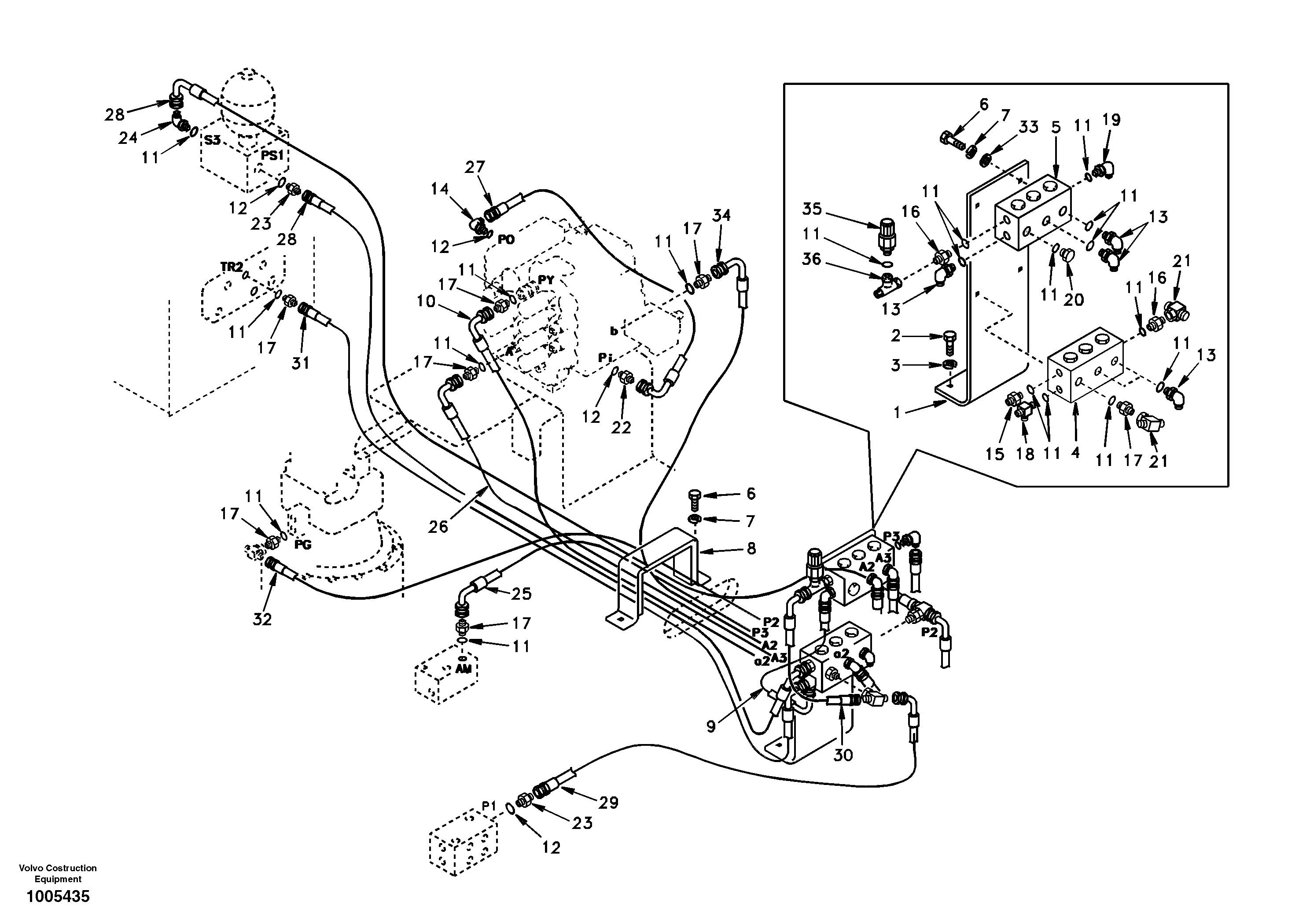Valve Assembly, Stop VOE14880274 VOLVO