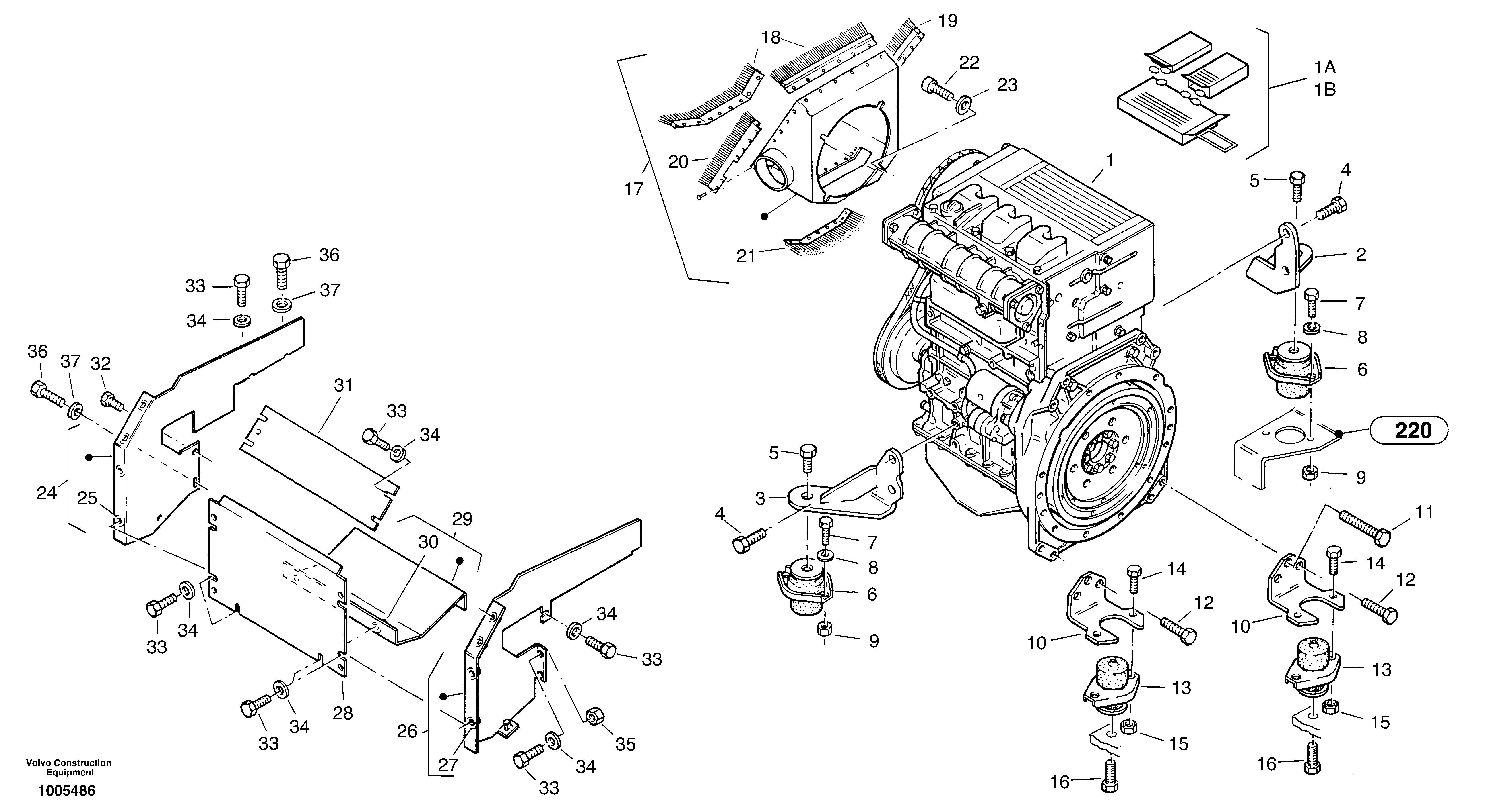 Screw ZM7097900 VOLVO
