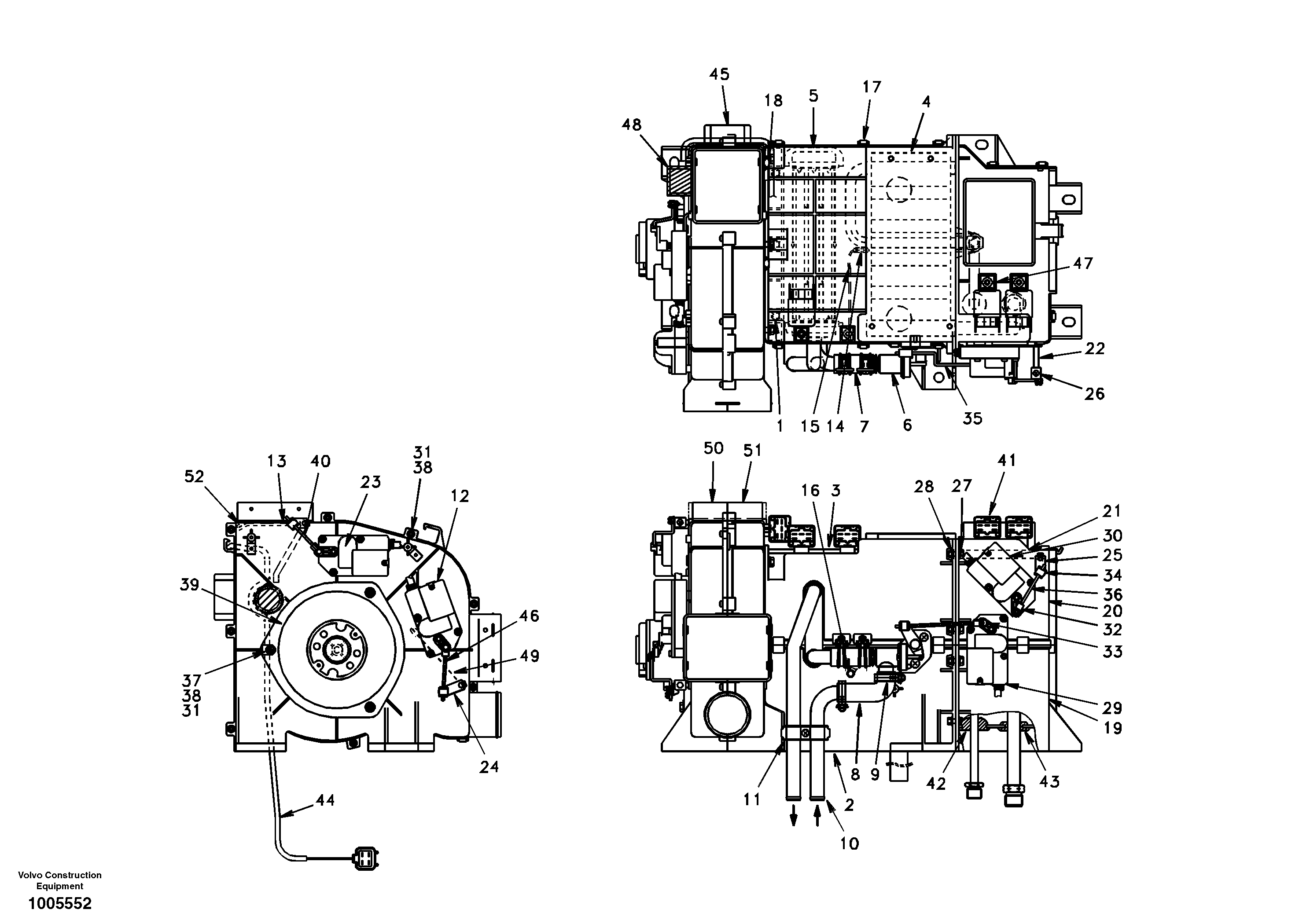 Fan und fan housing VOE191491 VOLVO