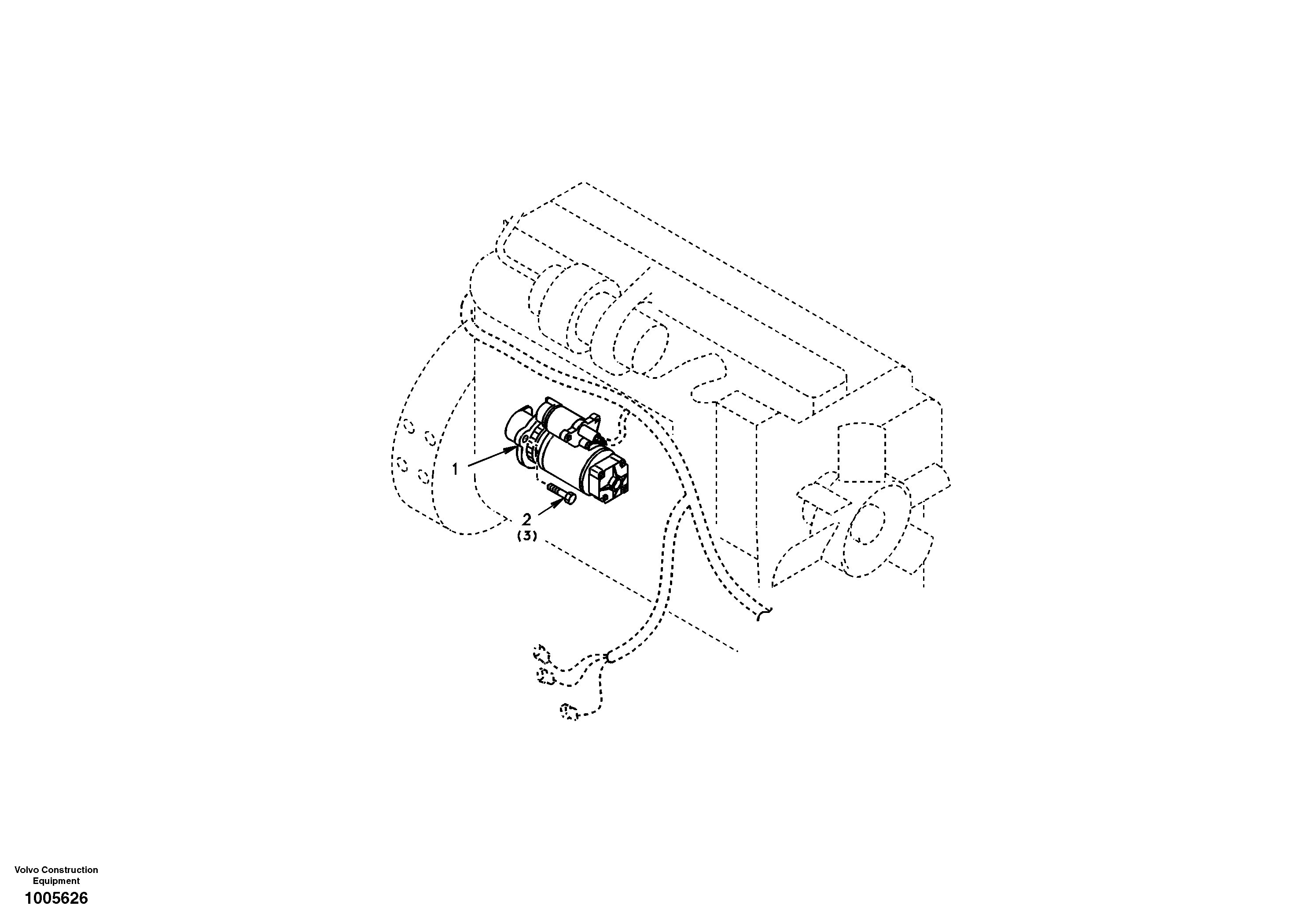 Starter Motor SA3918377 VOLVO