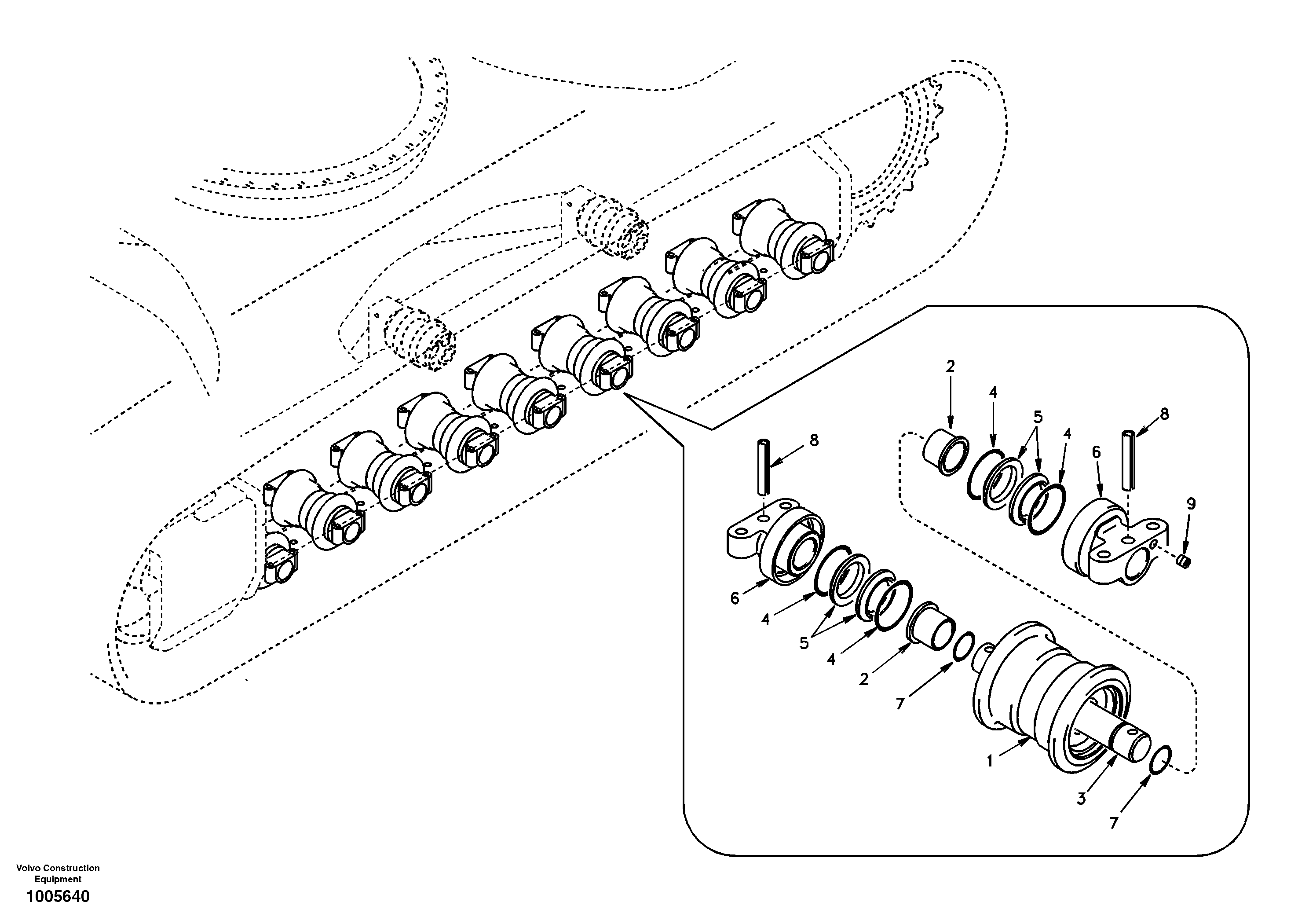 Shaft SA1081-04040 VOLVO