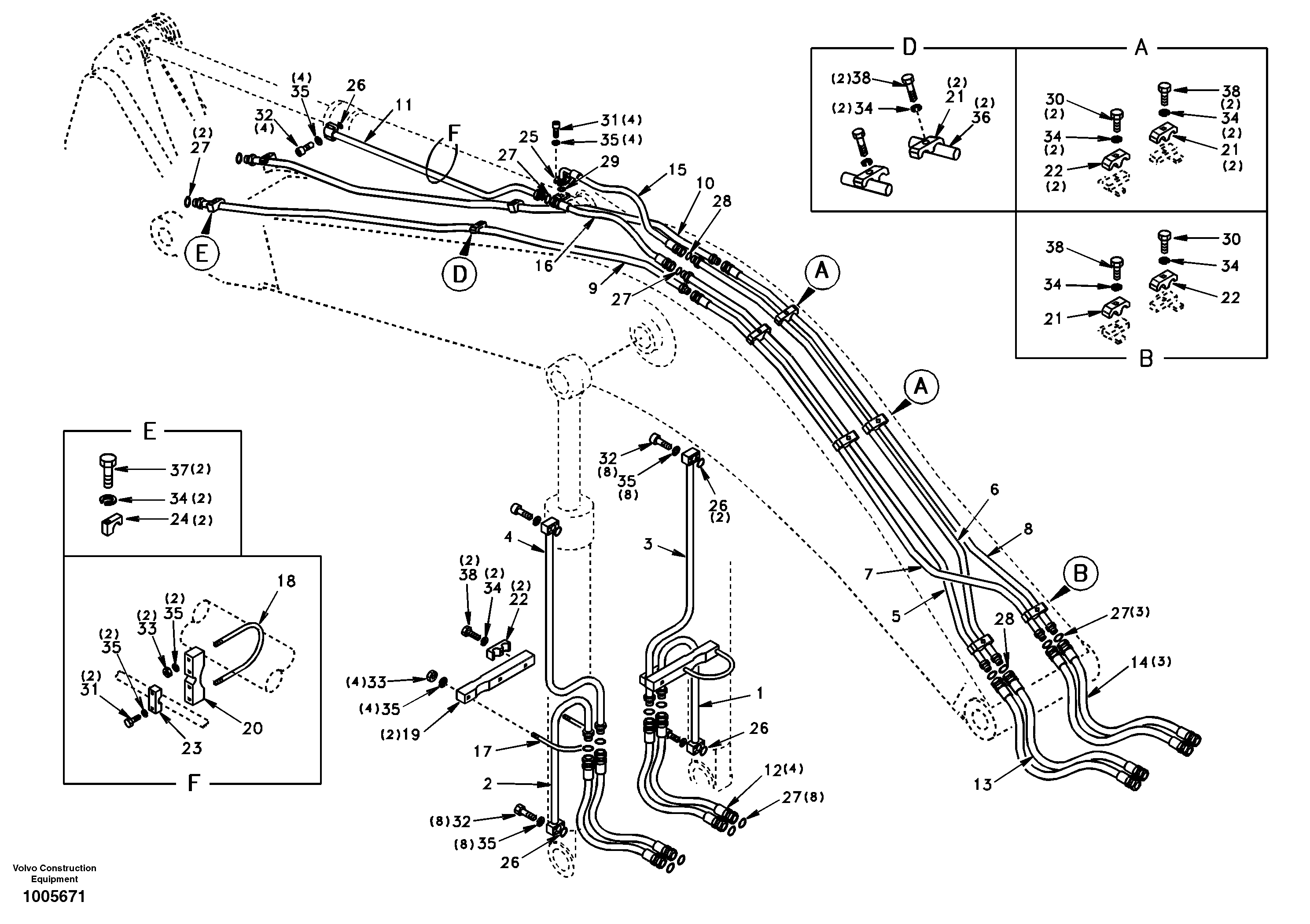 Pipe RM/VOE14674402 VOLVO