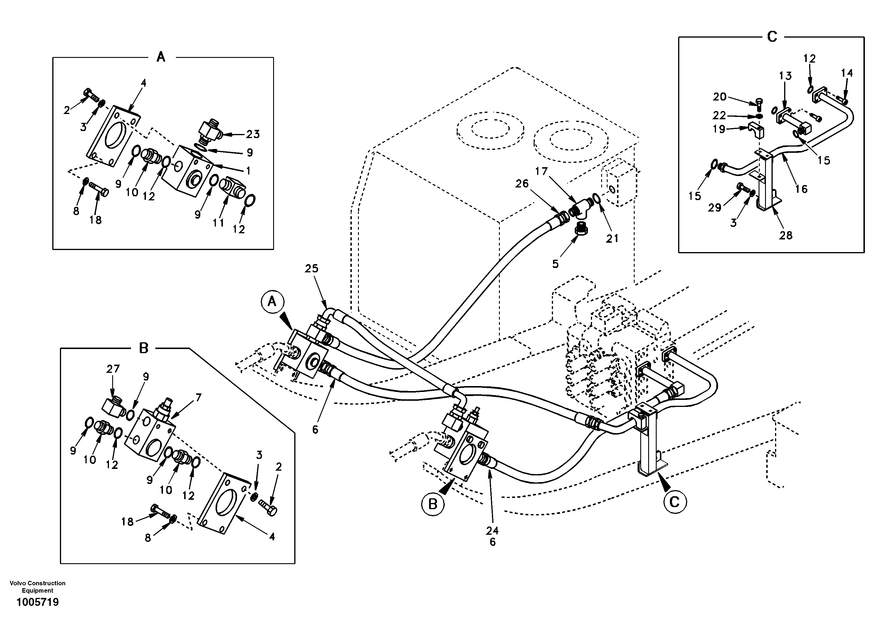 Valve Assembly, Stop SA9411-96070 VOLVO