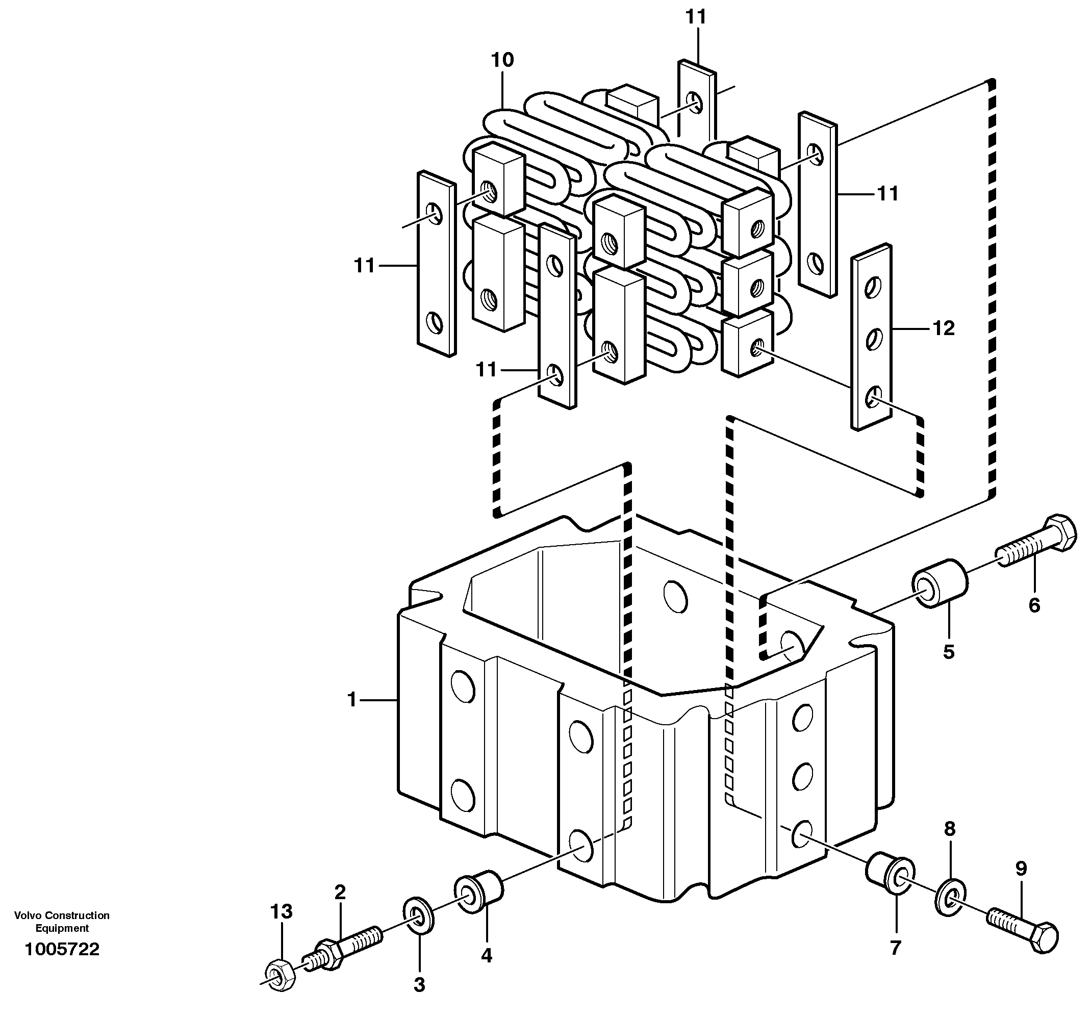 For upper engine part VOE13949652 VOLVO